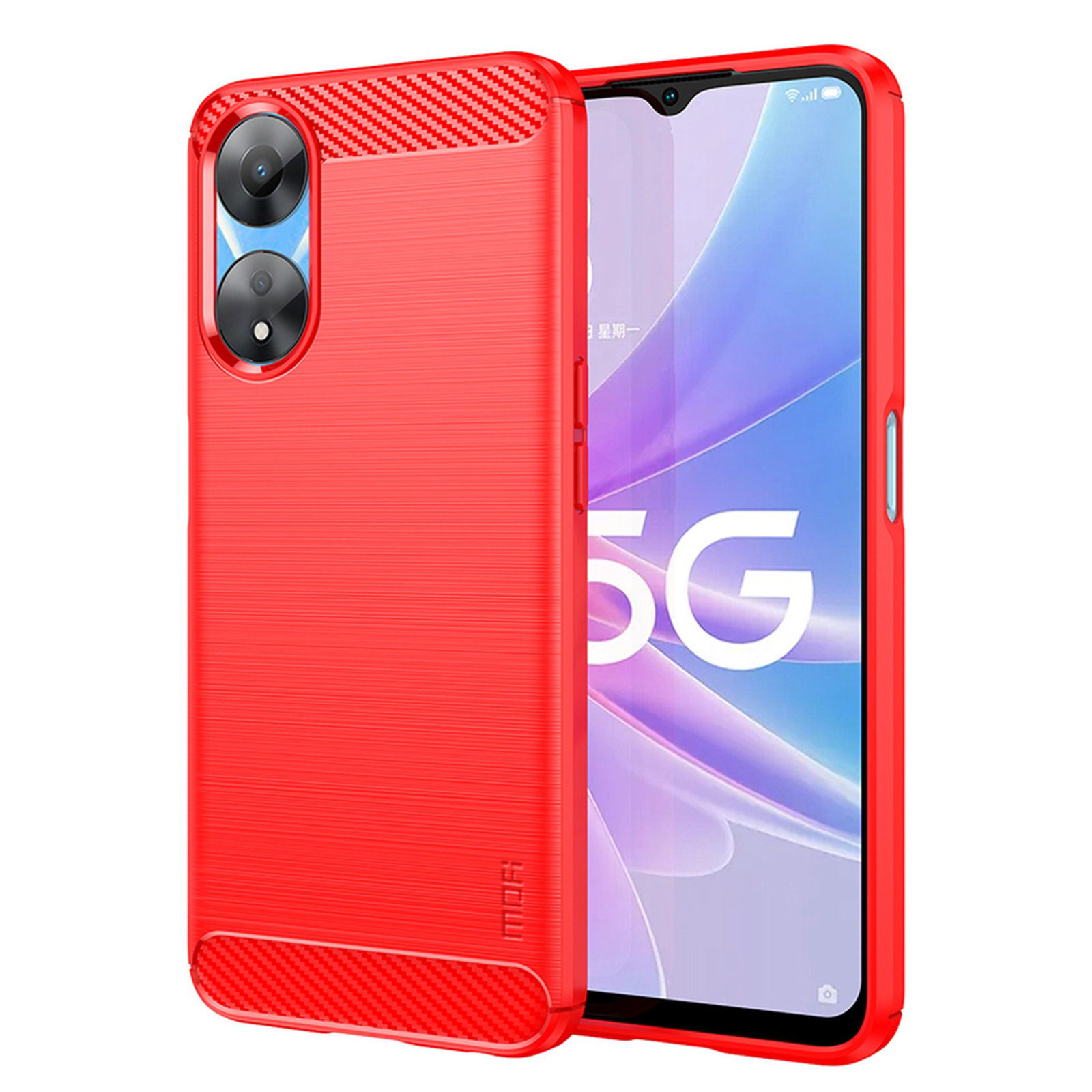 Mofi JK TPU Serie-1 Carbonfaser-rückdecke Für Oppo A58 5G / A58x 5G / A78 5G Gebürstete TPU -telefonschale Gebürstet - Rot, Oppo A58 5G
Mofi JK TPU Serie-1 Carbonfaser-rückdecke Für Oppo A58 5G / A58x 5G / A78 5G Gebürstete TPU -telefonschale Gebürstet - Rot, Oppo A58 5G