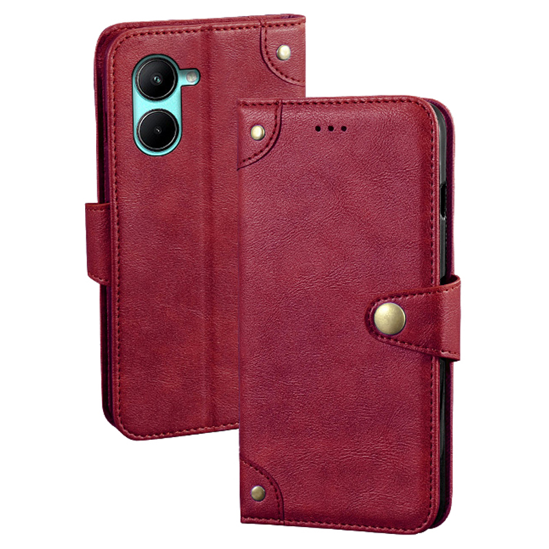 IDEWEI Für Realme C33 2023 4G Anti-scratch-telefonhülle PU Leder Brieftaschen-smartphone-ständer Telefonabdeckung - Rot, Realme C33 2023 4G
IDEWEI Für Realme C33 2023 4G Anti-scratch-telefonhülle PU Leder Brieftaschen-smartphone-ständer Telefonabdeckung - Rot, Realme C33 2023 4G