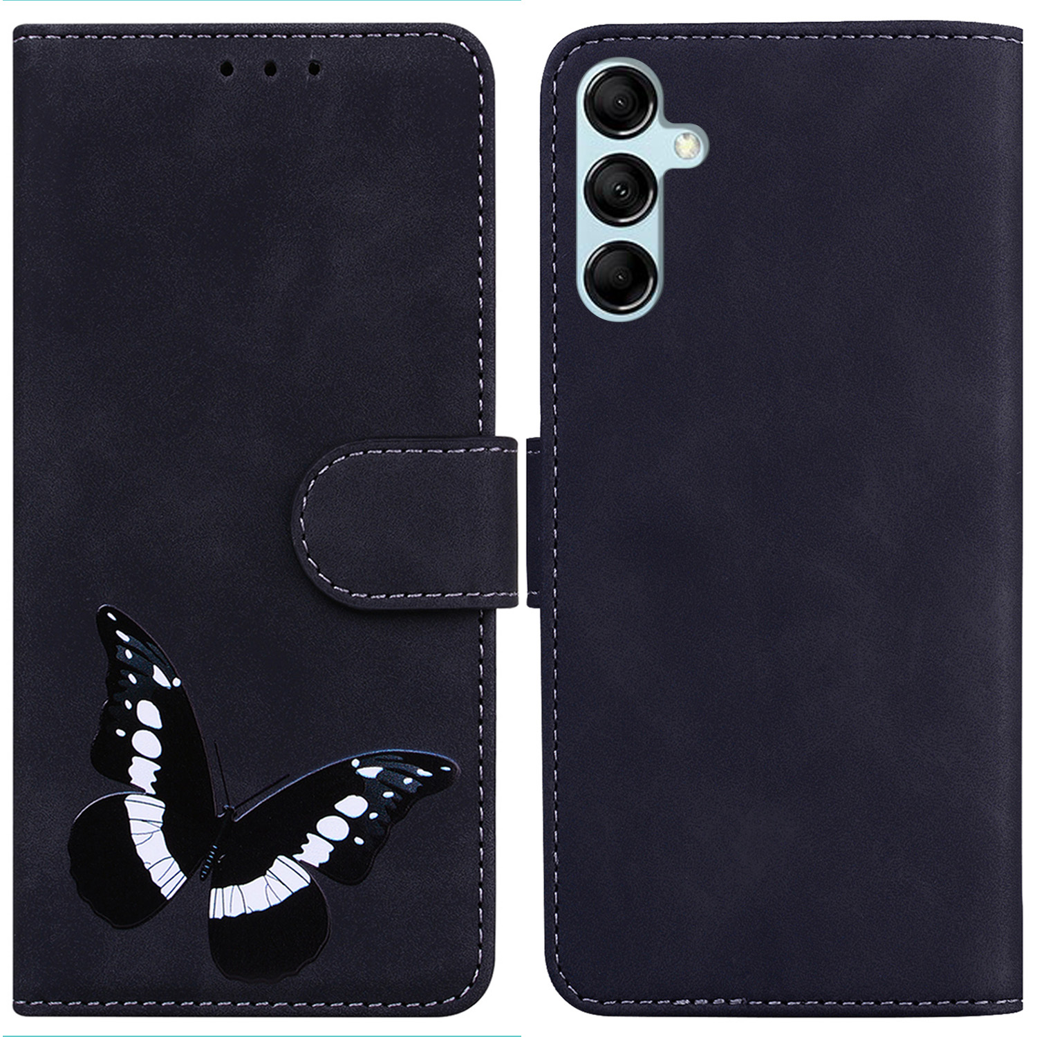 Haut-touch-brieftascheabdeckung Für Samsung Galaxy M14 5G Schmetterlingsdruck PU Leder Flip Ständer Telefonhülle - Schwarz, Galaxy M14 5G
Haut-touch-brieftascheabdeckung Für Samsung Galaxy M14 5G Schmetterlingsdruck PU Leder Flip Ständer Telefonhülle - Schwarz, Galaxy M14 5G