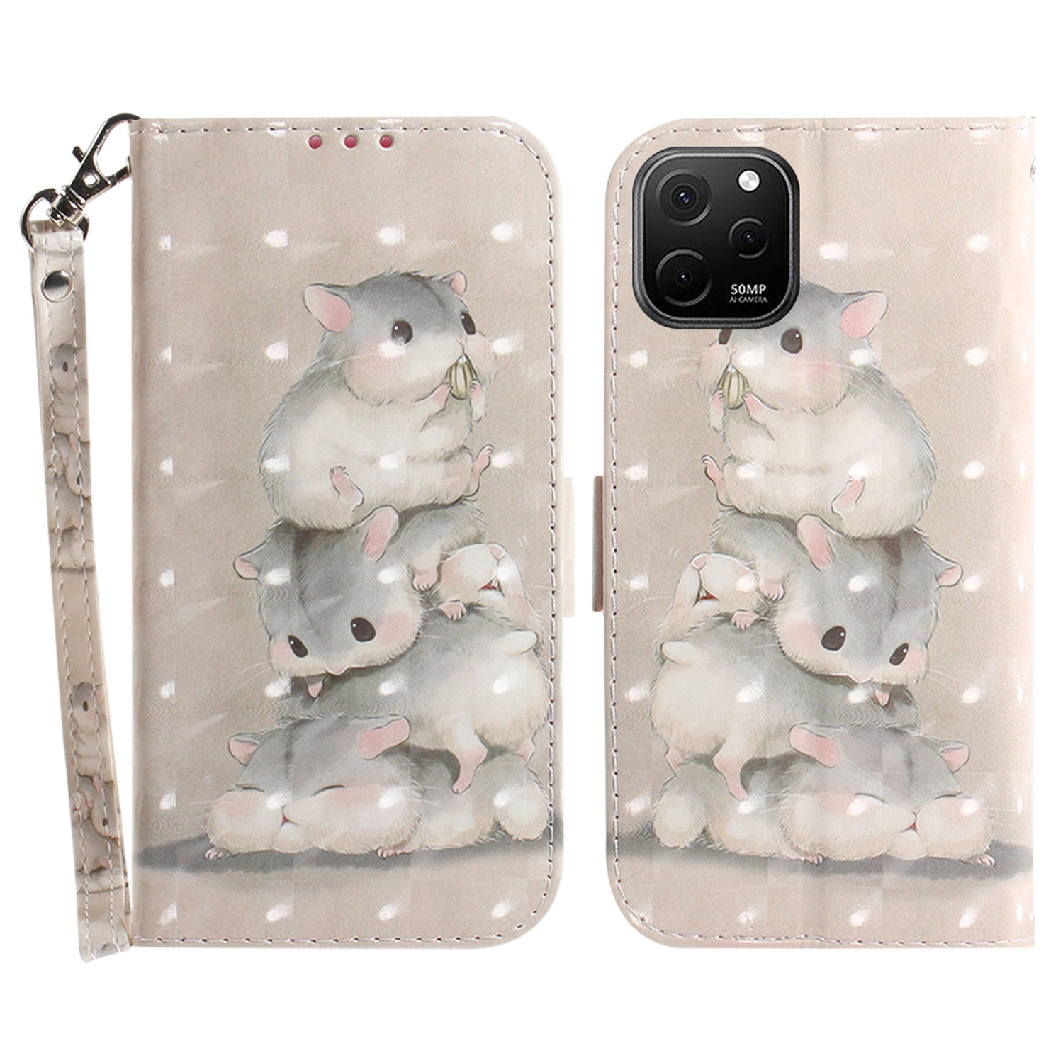 Für Huawei Nova Y61 4g / Genießen Sie 50z 4G Muster Druckkoffer Brieftasche. - Eichhörnchen Stapeln, Huawei nova Y61 4G
Für Huawei Nova Y61 4g / Genießen Sie 50z 4G Muster Druckkoffer Brieftasche. - Eichhörnchen Stapeln, Huawei nova Y61 4G
