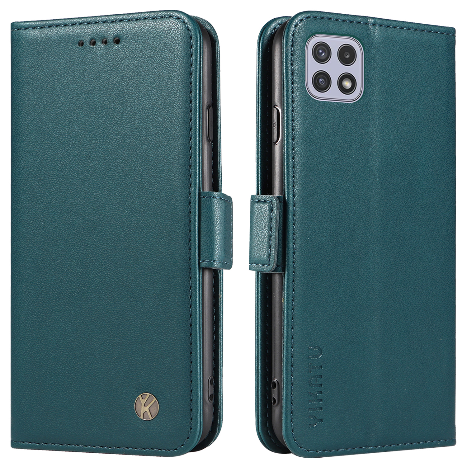 Yikatu YK-003 Stand Shell Für Samsung Galaxy A22 5G (eu-version) Schockfestes Magnethely Brieftasche Lederabdeckung - Grün, Galaxy A22 5G (EU Version)
Yikatu YK-003 Stand Shell Für Samsung Galaxy A22 5G (eu-version) Schockfestes Magnethely Brieftasche Lederabdeckung - Grün, Galaxy A22 5G (EU Version)