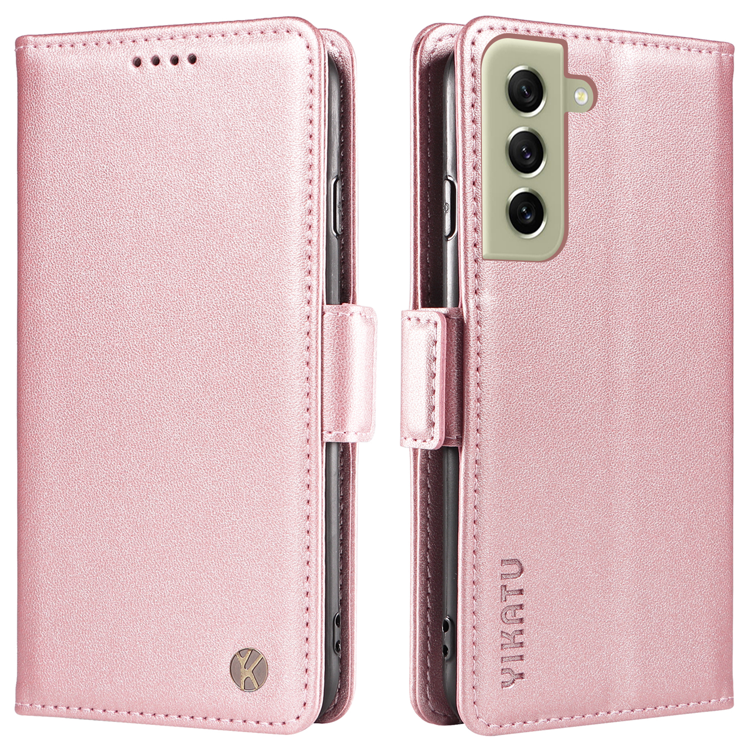 Yikatu YK-003 Für Samsung Galaxy S21 fe 5G Flip Cover Anti-scratch Pu-lederständer Telefonie-brieftasche - Roségold, Galaxy S21 FE 5G
Yikatu YK-003 Für Samsung Galaxy S21 fe 5G Flip Cover Anti-scratch Pu-lederständer Telefonie-brieftasche - Roségold, Galaxy S21 FE 5G