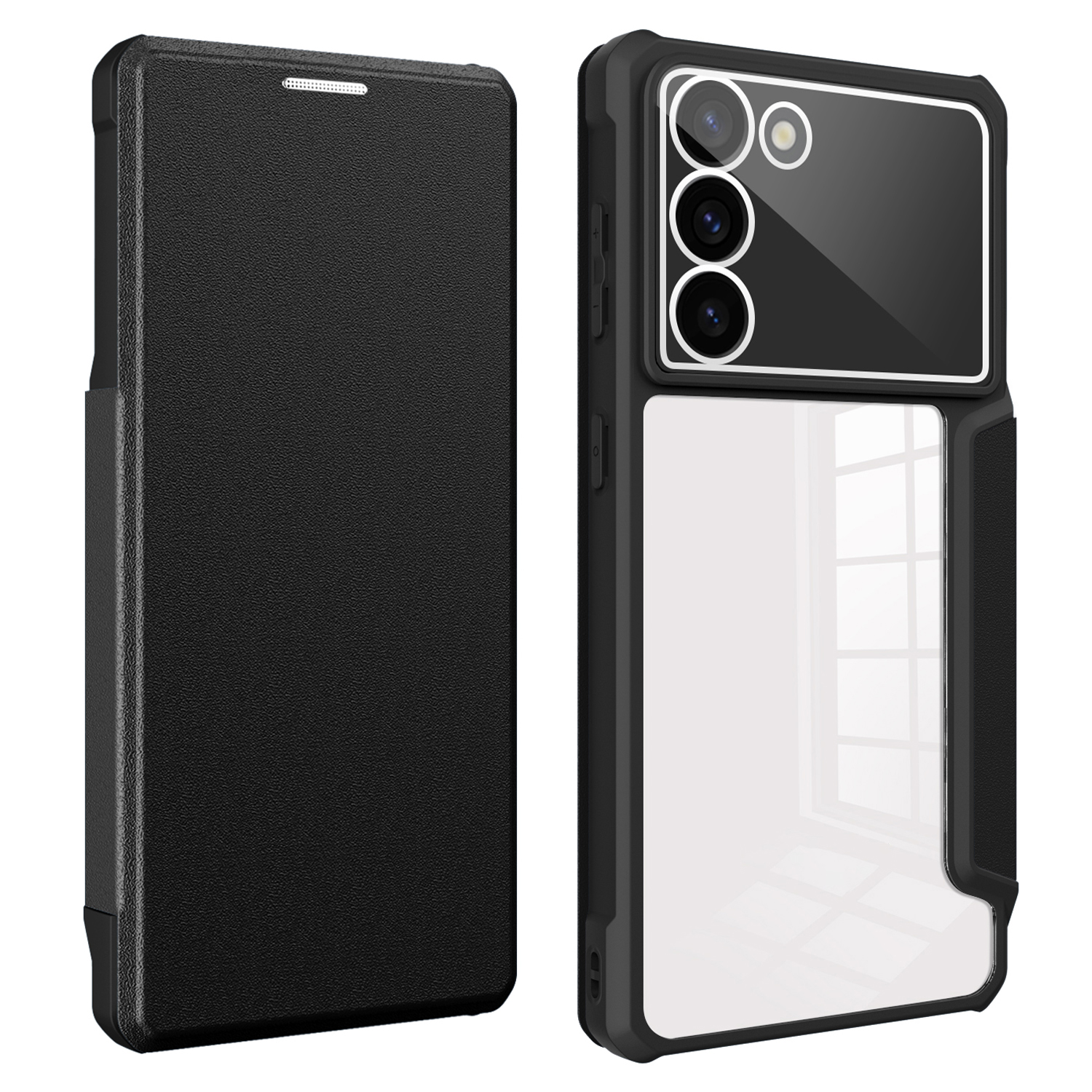 Für Samsung Galaxy S23 Phone Stand Case Card Halter PU Leder+tpu+pc -smartphone -abdeckung - Schwarz, Galaxy S23
Für Samsung Galaxy S23 Phone Stand Case Card Halter PU Leder+tpu+pc -smartphone -abdeckung - Schwarz, Galaxy S23