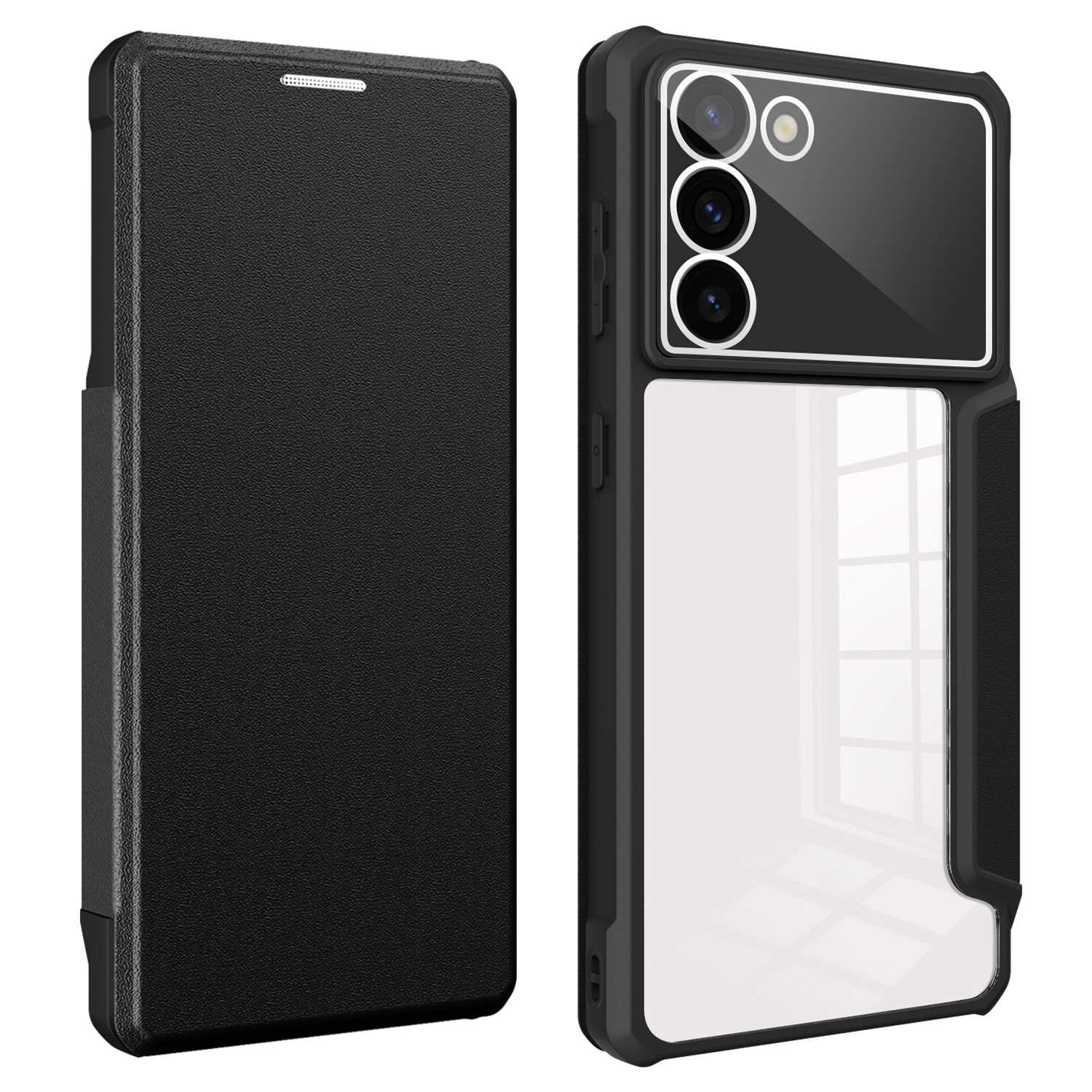 Für Samsung Galaxy S23+kartenhalter Phone Hülle PU Leder+tpu+pc Phone Stand Cover - Schwarz, Galaxy S23+
Für Samsung Galaxy S23+kartenhalter Phone Hülle PU Leder+tpu+pc Phone Stand Cover - Schwarz, Galaxy S23+