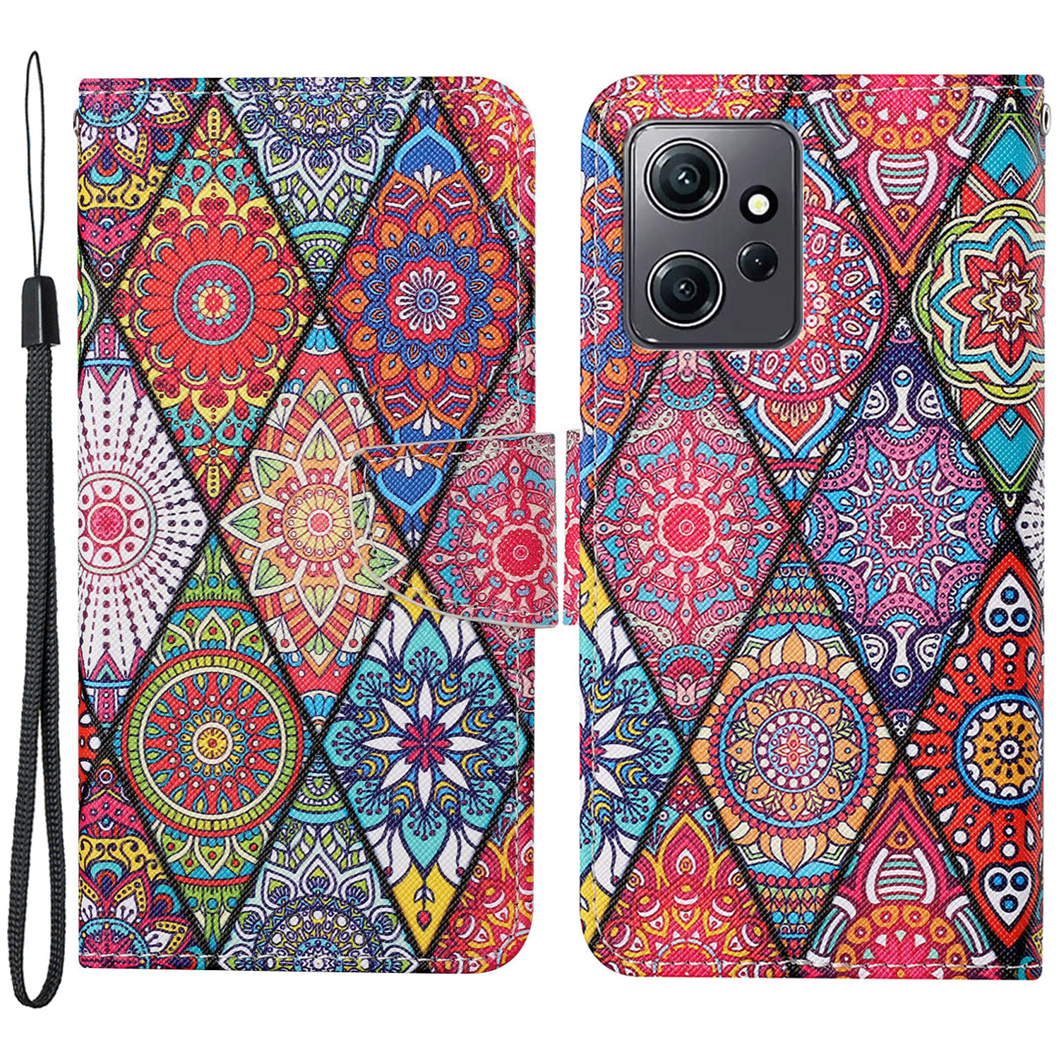 Für Xiaomi Redmi Note 12 4G PU Leder Flip Deckabdeckungsmuster Drucken Schutzbrieftasche Mit Riemen - Rhombus Totem, Xiaomi Redmi Note 12 4G
Für Xiaomi Redmi Note 12 4G PU Leder Flip Deckabdeckungsmuster Drucken Schutzbrieftasche Mit Riemen - Rhombus Totem, Xiaomi Redmi Note 12 4G