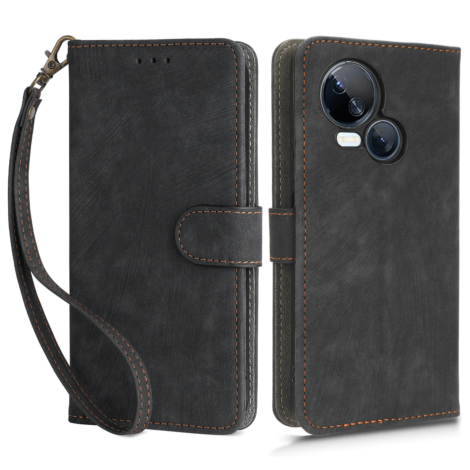 Für Tecno Spark 10 5G RFID Blocking Wallet Leder -hülle Schockständer Mit Riemen - Schwarz, Tecno Spark 10 5G
Für Tecno Spark 10 5G RFID Blocking Wallet Leder -hülle Schockständer Mit Riemen - Schwarz, Tecno Spark 10 5G