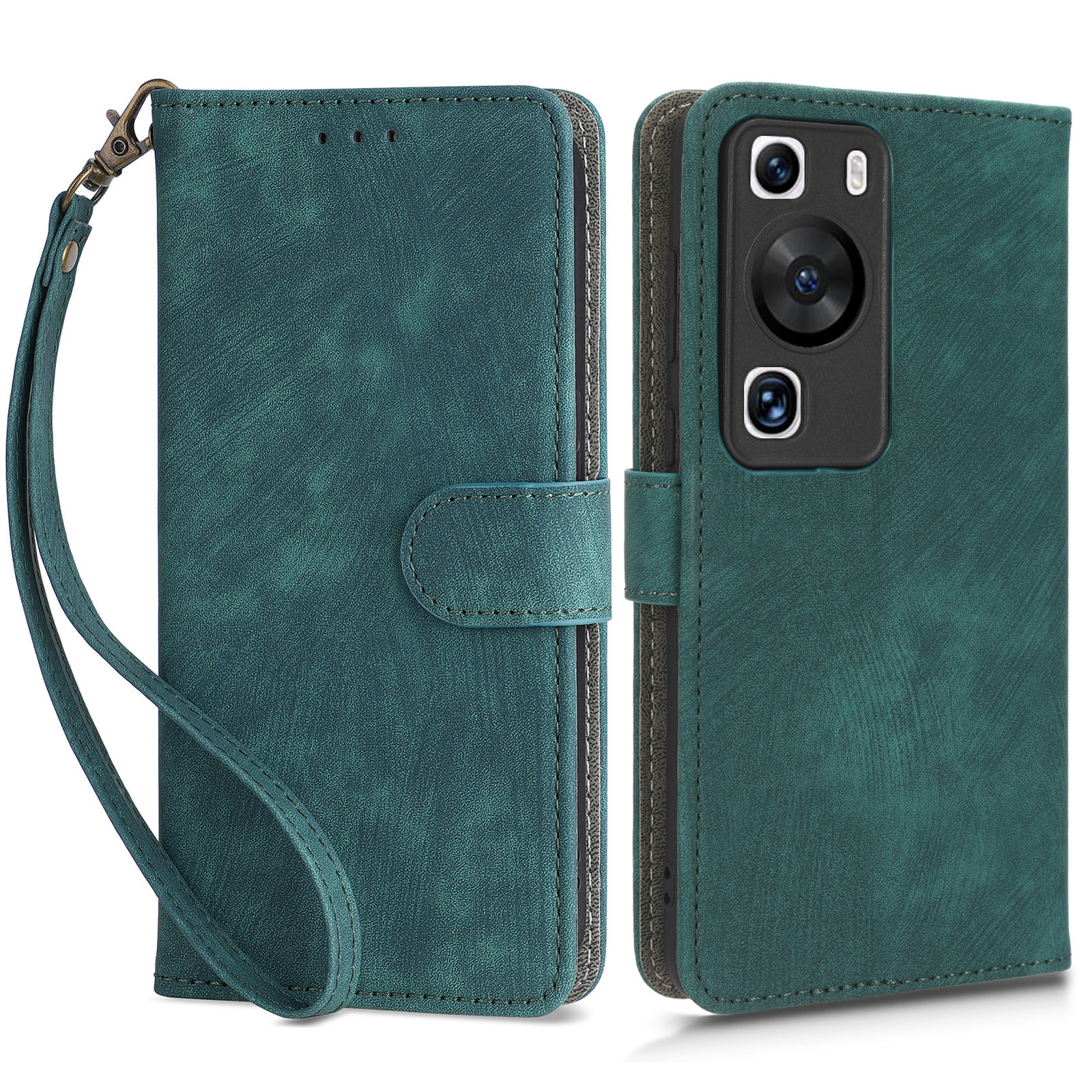 Für Huawei P60 / P60 Pro Anti-collision Ständer Cover RFID Blocking Wallet Lederhülle Mit Riemen - Grün, Huawei P60
Für Huawei P60 / P60 Pro Anti-collision Ständer Cover RFID Blocking Wallet Lederhülle Mit Riemen - Grün, Huawei P60