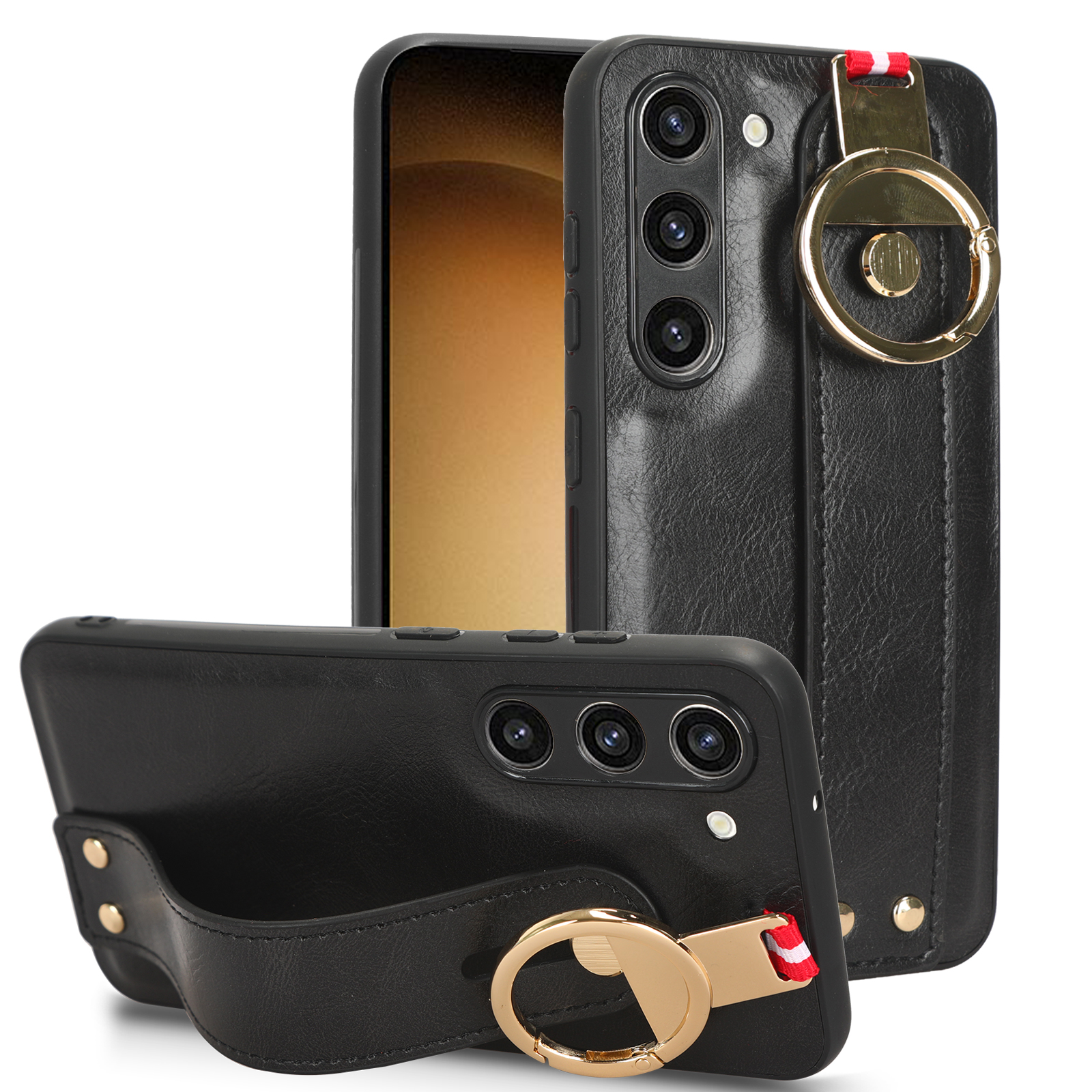 Für Samsung Galaxy S23 Armband Kickstand Cover PU -leder -pc+tpu -telefonhülle Mit Nackengurt - Schwarz, Galaxy S23
Für Samsung Galaxy S23 Armband Kickstand Cover PU -leder -pc+tpu -telefonhülle Mit Nackengurt - Schwarz, Galaxy S23
