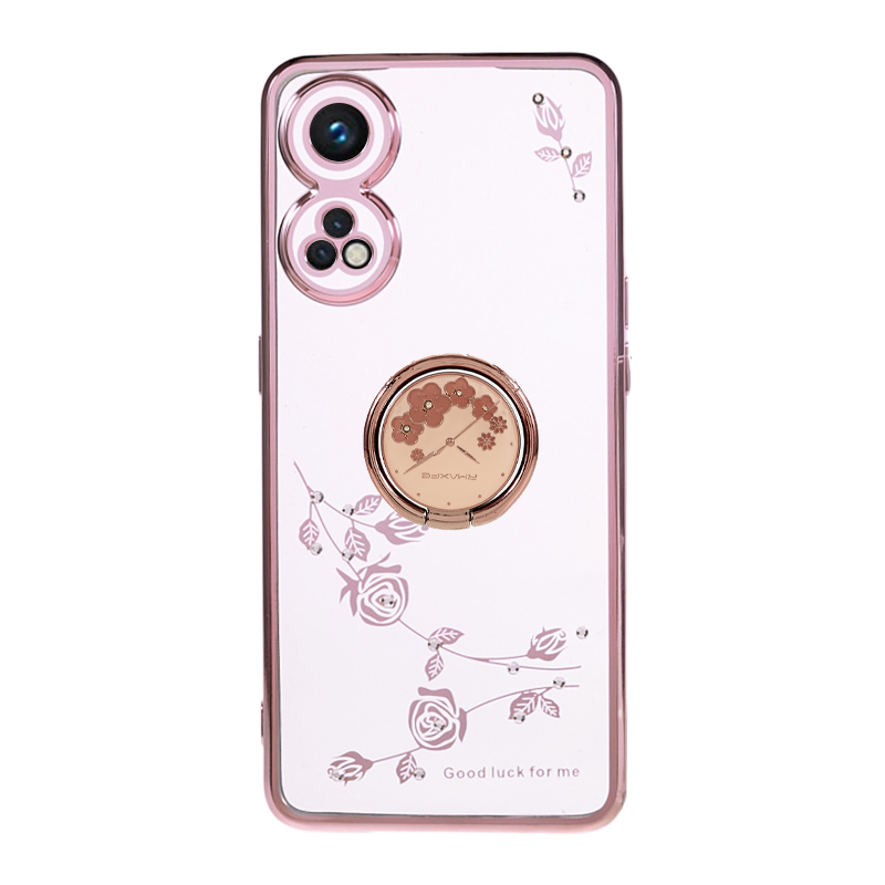 Für Oppo Reno8 T 4G Blumenmuster Phone Hülle Strsestone Dekor Elektroplierend TPU -abdeckung Mit Ring -kickstand - Roségold, Oppo Reno8 T 4G
Für Oppo Reno8 T 4G Blumenmuster Phone Hülle Strsestone Dekor Elektroplierend TPU -abdeckung Mit Ring -kickstand - Roségold, Oppo Reno8 T 4G