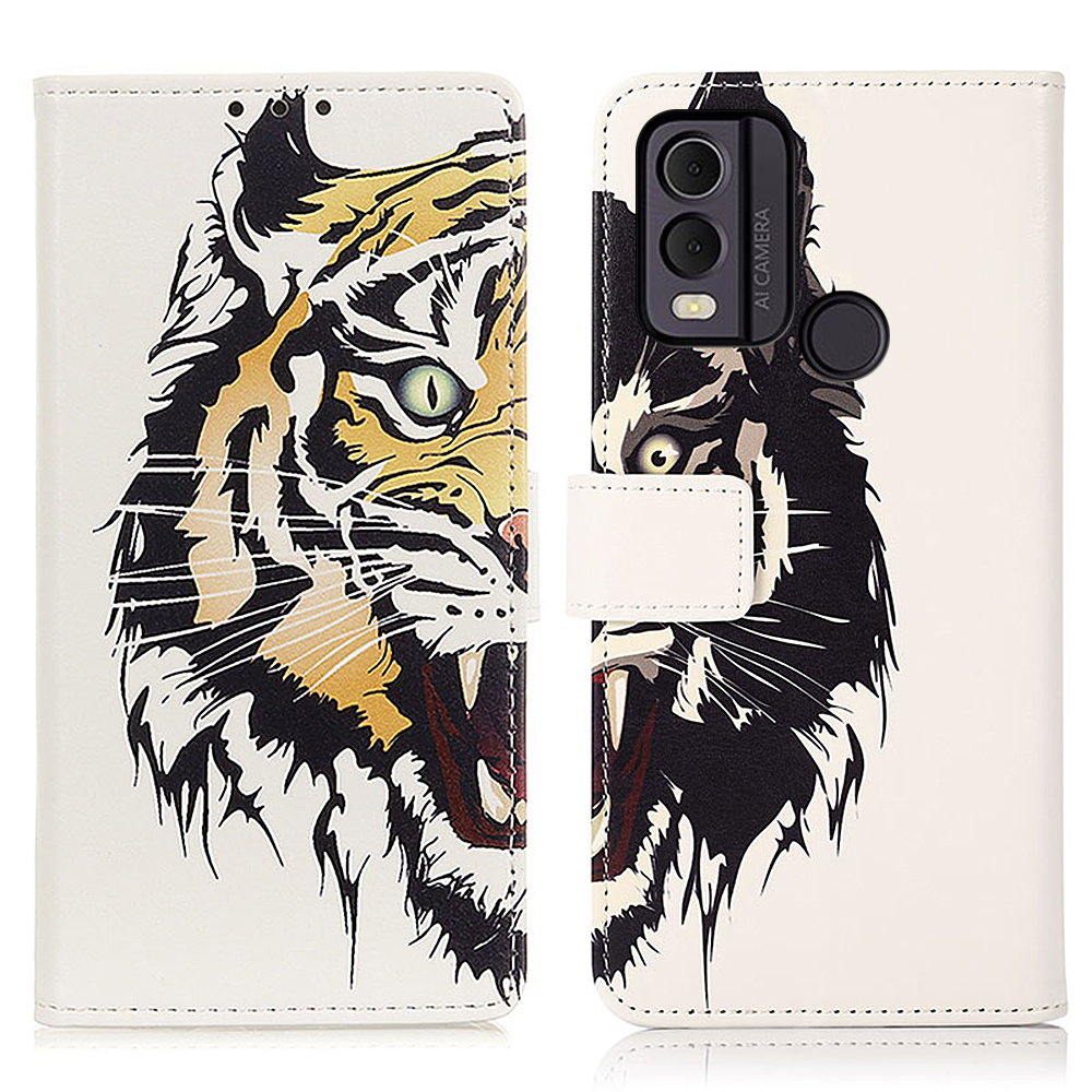 Für Nokia C22 Leder -handy -häuse -muster -druckphase Mit Ständer Brieftasche - Tiger, Nokia C22
Für Nokia C22 Leder -handy -häuse -muster -druckphase Mit Ständer Brieftasche - Tiger, Nokia C22