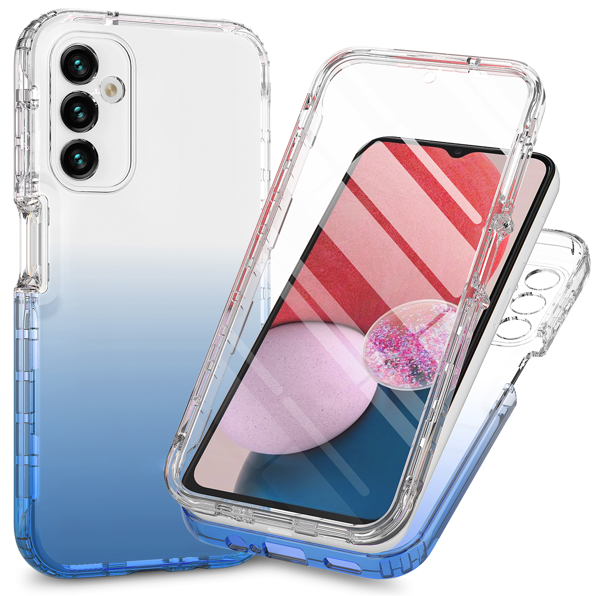 Für Samsung Galaxy A24 4G Phone Case Gradient Color PC TPU -mobiltelefonhülle Mit PET -bildschirmschutz - Blau, Galaxy A24 4G
Für Samsung Galaxy A24 4G Phone Case Gradient Color PC TPU -mobiltelefonhülle Mit PET -bildschirmschutz - Blau, Galaxy A24 4G