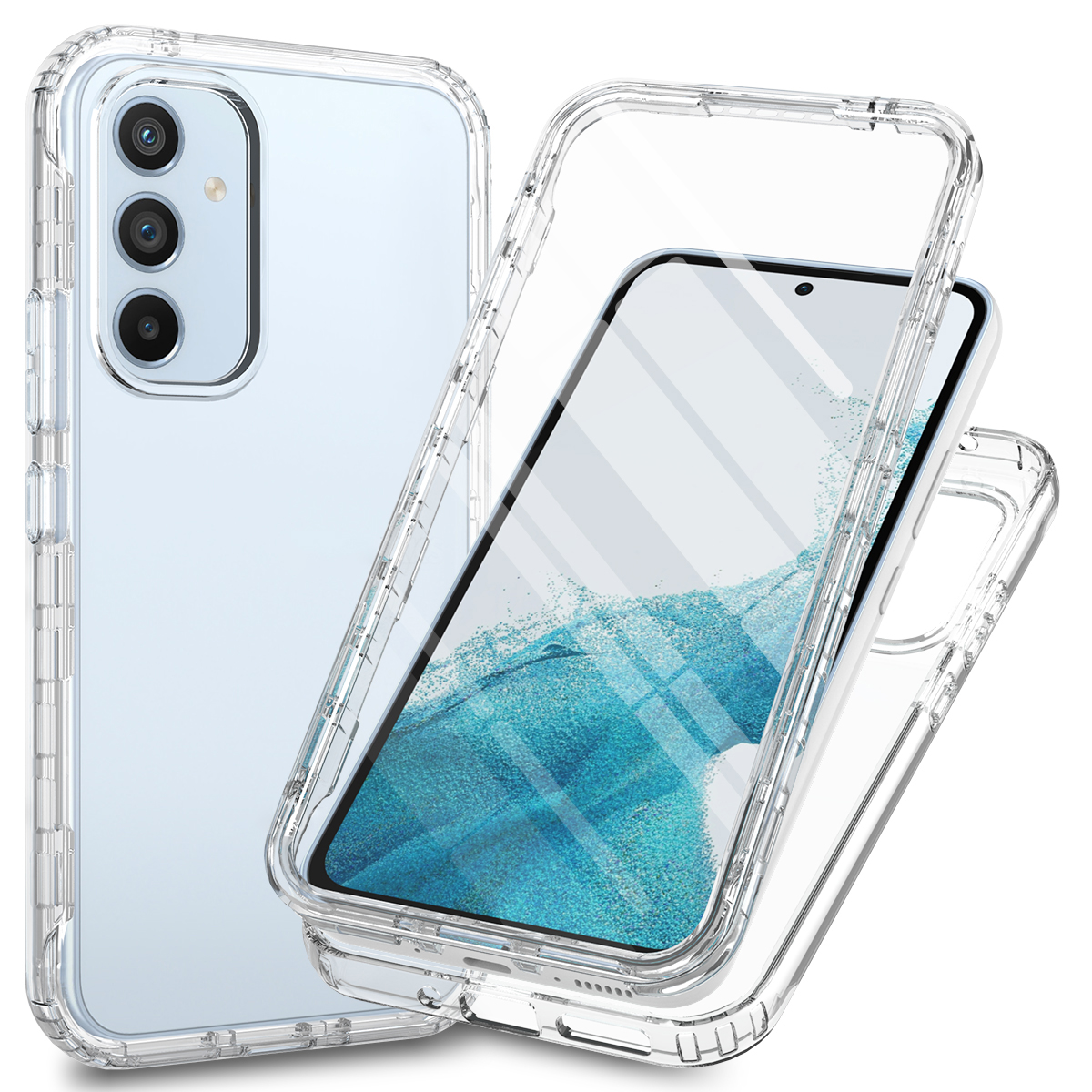 Gradientenfarbe PC TPU -hülle Für Samsung Galaxy A54 5G Schocksicherheit Mit PET -bildschirmschutz - Transparent, Galaxy A54 5G
Gradientenfarbe PC TPU -hülle Für Samsung Galaxy A54 5G Schocksicherheit Mit PET -bildschirmschutz - Transparent, Galaxy A54 5G