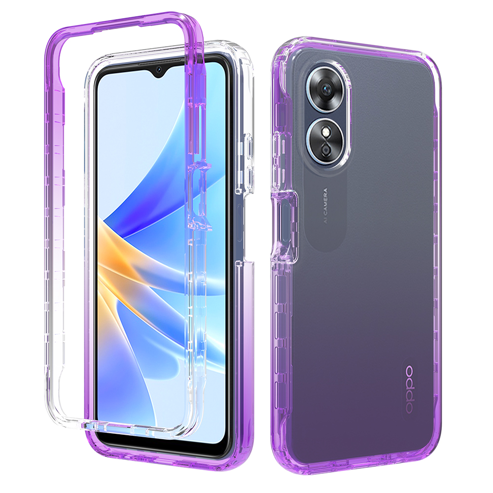 Gradientenfarben-telefonkoffer Für Oppo A17 4G TPU PC Case Anti-drop-schutz Telefonschale - Gradientenviolett, Oppo A17 4G
Gradientenfarben-telefonkoffer Für Oppo A17 4G TPU PC Case Anti-drop-schutz Telefonschale - Gradientenviolett, Oppo A17 4G