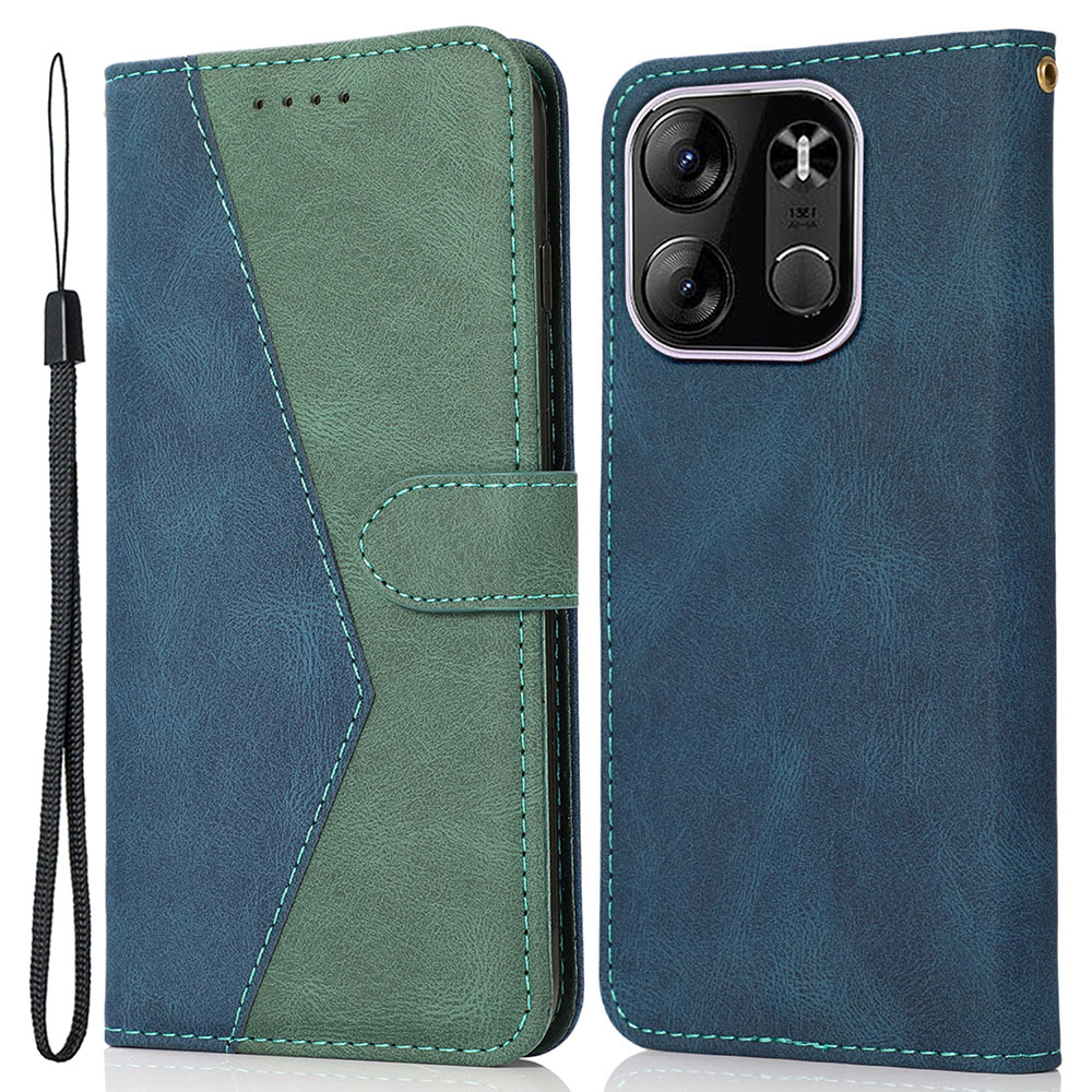 Für Tecno Spark Go 2023 4G Spleißen PU Leder-telefonhülle Anti-drop-ständer Brieftasche Abdeckung - Blau+grün, Tecno Spark Go 2023 4G
Für Tecno Spark Go 2023 4G Spleißen PU Leder-telefonhülle Anti-drop-ständer Brieftasche Abdeckung - Blau+grün, Tecno Spark Go 2023 4G