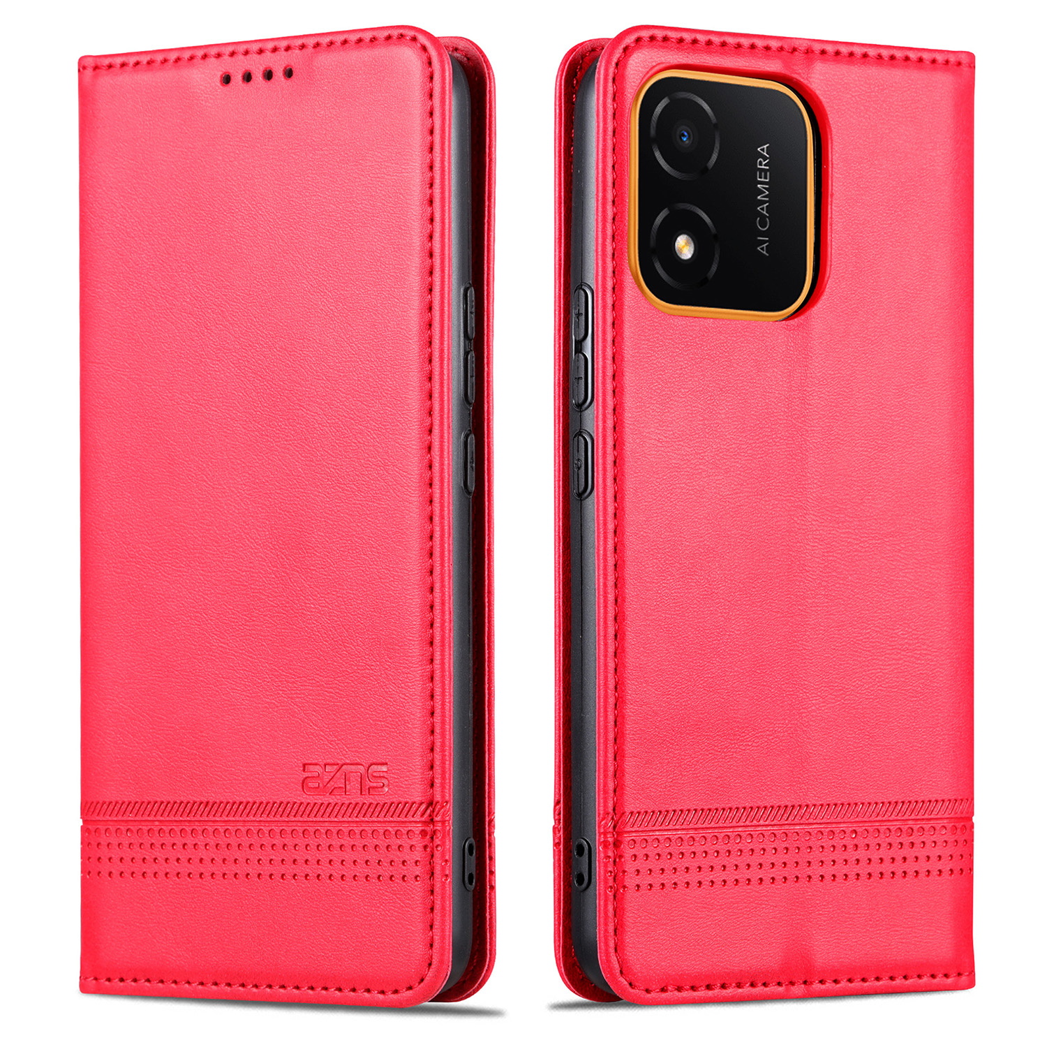 AZNS For Honor X5 4G Anti-scratch PU Leder Telefon Hülle Wallet Fold Stand Smartphone Cover - Rot, Honor X5 4G
AZNS For Honor X5 4G Anti-scratch PU Leder Telefon Hülle Wallet Fold Stand Smartphone Cover - Rot, Honor X5 4G