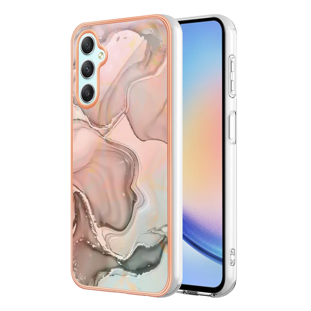YB IMD Series-16-stil-e-tpu-back-hülle Für Samsung Galaxy A24 4g, IMD 2,0 mm Elektroplierendes Marmormuster Telefonabdeckung - Rosa, Galaxy A24 4G
YB IMD Series-16-stil-e-tpu-back-hülle Für Samsung Galaxy A24 4g, IMD 2,0 mm Elektroplierendes Marmormuster Telefonabdeckung - Rosa, Galaxy A24 4G