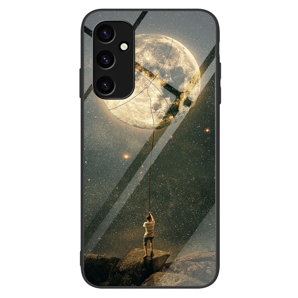 Für Samsung Galaxy A24 4G Muster Druckphase Temperierte Glas+pc+tpu Schockdcoverabdeckung - Mond, Galaxy A24 4G
Für Samsung Galaxy A24 4G Muster Druckphase Temperierte Glas+pc+tpu Schockdcoverabdeckung - Mond, Galaxy A24 4G