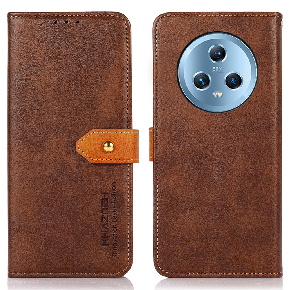 Khazneh Für Honor Magic5 Stand Wallet Leder Phone Hülle Goldknopf Magnetische Verschlussabdeckung - Braun, Honor Magic5
Khazneh Für Honor Magic5 Stand Wallet Leder Phone Hülle Goldknopf Magnetische Verschlussabdeckung - Braun, Honor Magic5