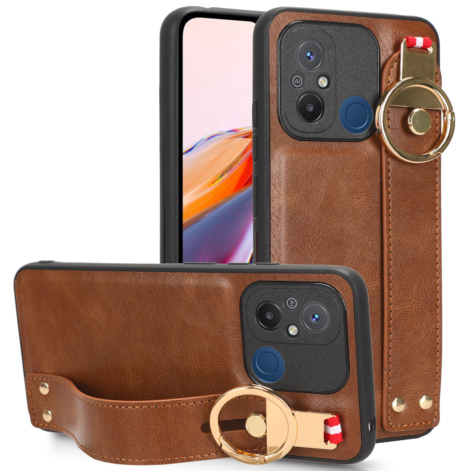Für Xiaomi Redmi 12c 4g / Poco C55 4G Armband Kickstand Cover PU Lederbeschichtete PC+TPU -telefonhülle Mit Nackengurt - Braun, Xiaomi Redmi 12C 4G
Für Xiaomi Redmi 12c 4g / Poco C55 4G Armband Kickstand Cover PU Lederbeschichtete PC+TPU -telefonhülle Mit Nackengurt - Braun, Xiaomi Redmi 12C 4G