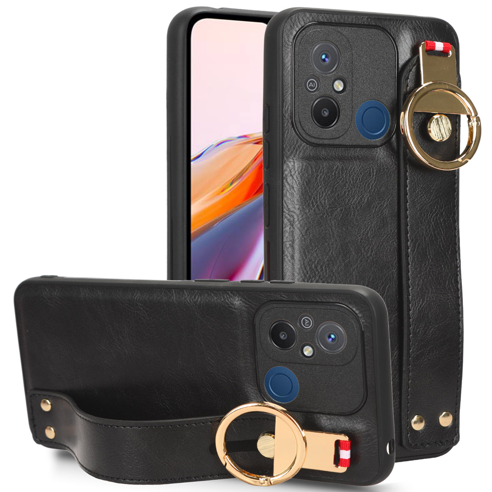 Für Xiaomi Redmi 12c 4g / Poco C55 4G Armband Kickstand Cover PU Lederbeschichtete PC+TPU -telefonhülle Mit Nackengurt - Schwarz, Xiaomi Redmi 12C 4G
Für Xiaomi Redmi 12c 4g / Poco C55 4G Armband Kickstand Cover PU Lederbeschichtete PC+TPU -telefonhülle Mit Nackengurt - Schwarz, Xiaomi Redmi 12C 4G