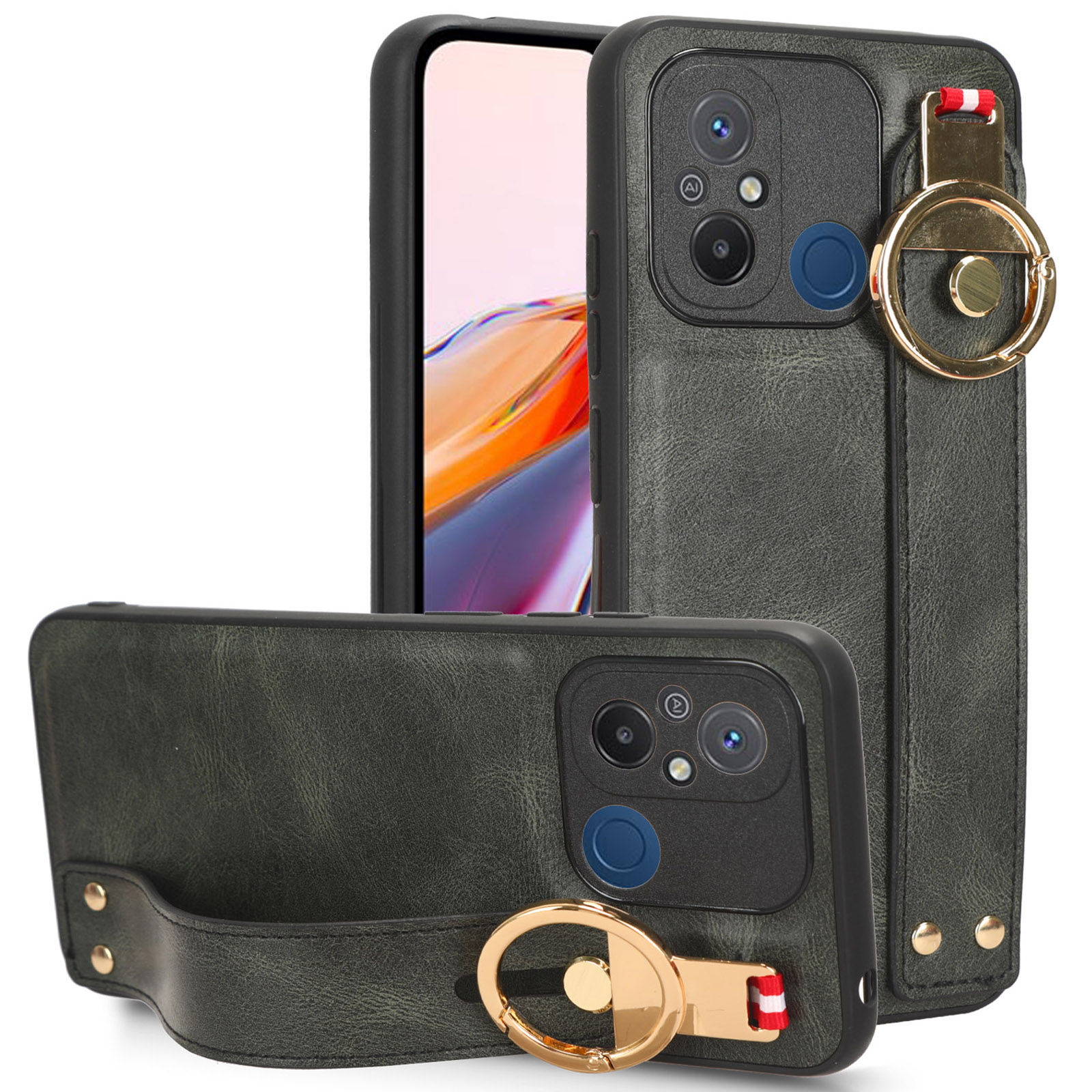 Für Xiaomi Redmi 12c 4g / Poco C55 4G Armband Kickstand Cover PU Lederbeschichtete PC+TPU -telefonhülle Mit Nackengurt - Grün, Xiaomi Redmi 12C 4G
Für Xiaomi Redmi 12c 4g / Poco C55 4G Armband Kickstand Cover PU Lederbeschichtete PC+TPU -telefonhülle Mit Nackengurt - Grün, Xiaomi Redmi 12C 4G