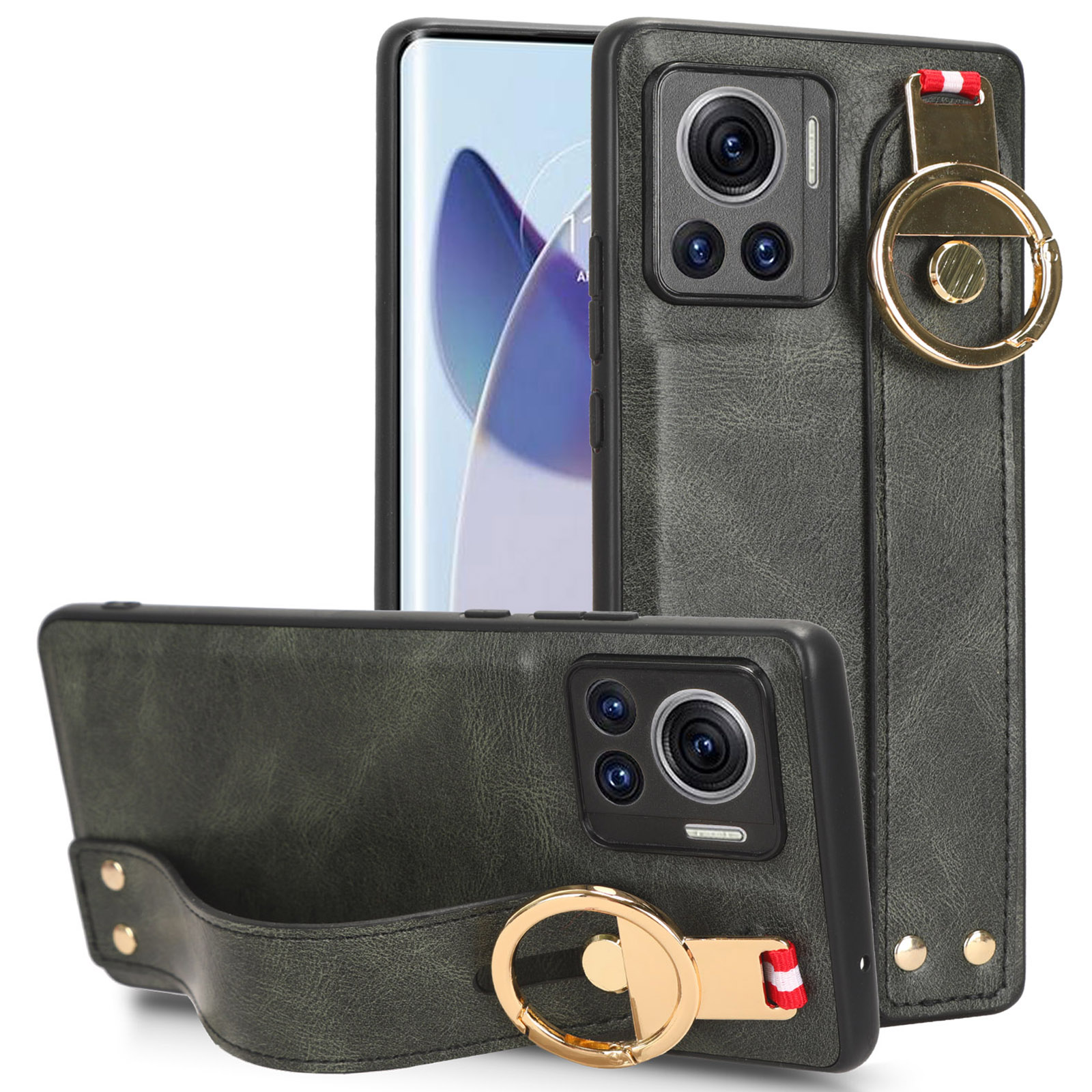 Für Motorola Edge 30 Ultra 5g / Moto X30 Pro 5G Telefonhülle Lederbeschichtete PC+TPU Armband Kickstand Cover Mit Nackengurt - Grün, Motorola Edge 30 Ultra 5G
Für Motorola Edge 30 Ultra 5g / Moto X30 Pro 5G Telefonhülle Lederbeschichtete PC+TPU Armband Kickstand Cover Mit Nackengurt - Grün, Motorola Edge 30 Ultra 5G