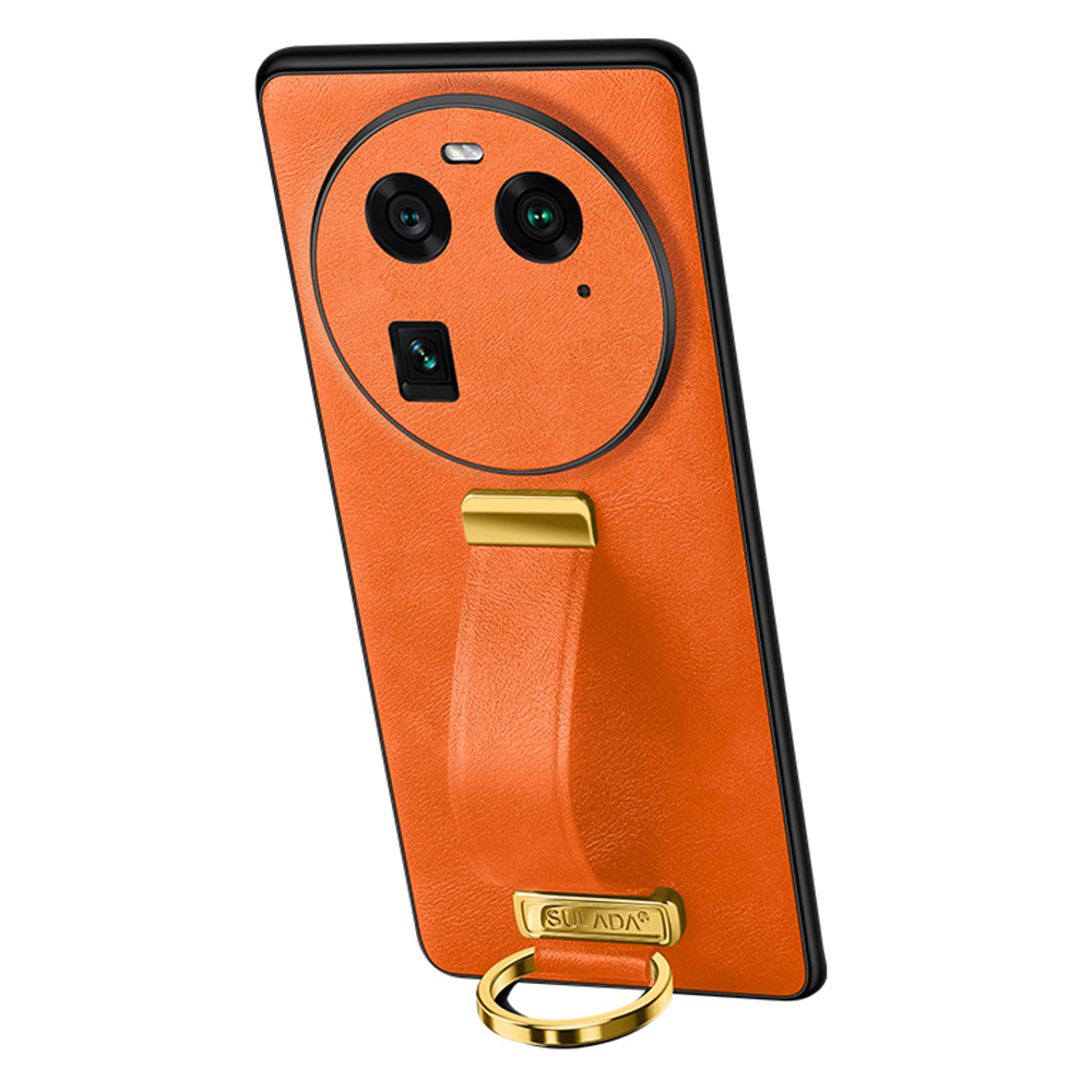 Sulada Fashion -serie Für Oppo Find X6 Crazy Horse Textur Leder Beschichtetes Rückcover PC + TPU -telefonhülle Mit Einem Einziehbaren Ständer - Orange, Oppo Find X6
Sulada Fashion -serie Für Oppo Find X6 Crazy Horse Textur Leder Beschichtetes Rückcover PC + TPU -telefonhülle Mit Einem Einziehbaren Ständer - Orange, Oppo Find X6
