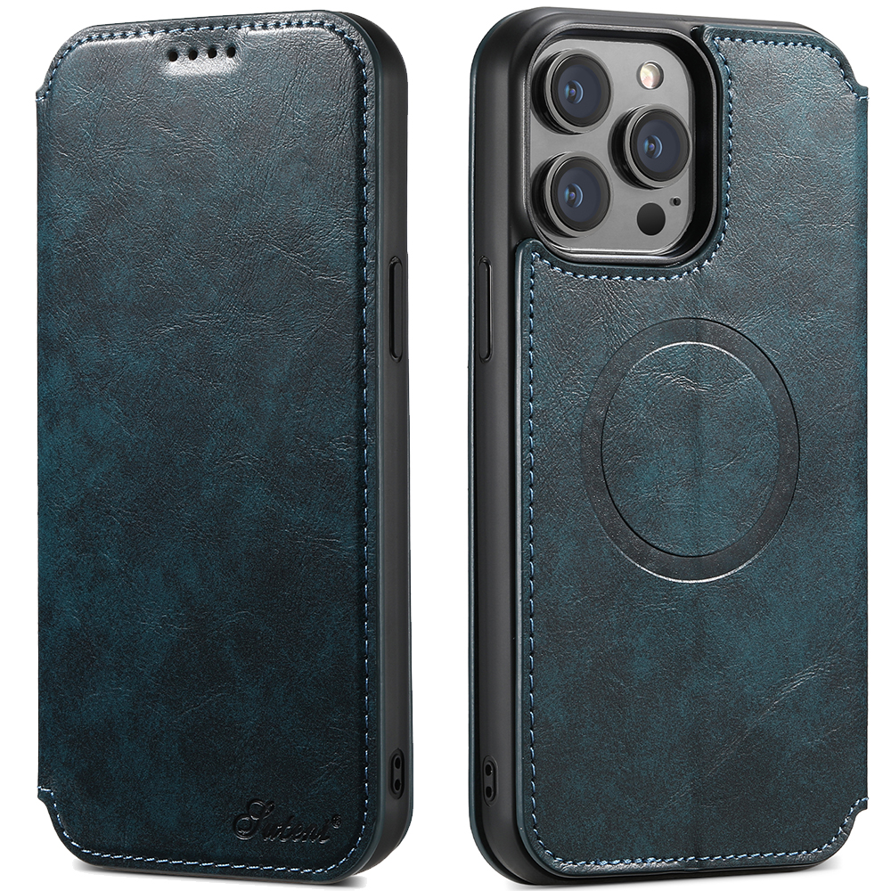 Suteni J05 Für Iphone 14 Pro Max Phone Leder Hülle Kompatibel Mit Magsafe Stand Wallet Cover - Blau, iPhone 14 Pro Max
Suteni J05 Für Iphone 14 Pro Max Phone Leder Hülle Kompatibel Mit Magsafe Stand Wallet Cover - Blau, iPhone 14 Pro Max