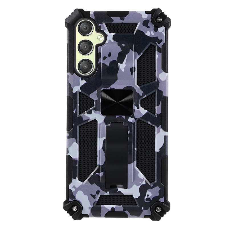 Für Samsung Galaxy A24 4G PC+TPU Phone Case Camouflage Kickstand -mobiltelefonabdeckung - Schwarz, Galaxy A24 4G
Für Samsung Galaxy A24 4G PC+TPU Phone Case Camouflage Kickstand -mobiltelefonabdeckung - Schwarz, Galaxy A24 4G