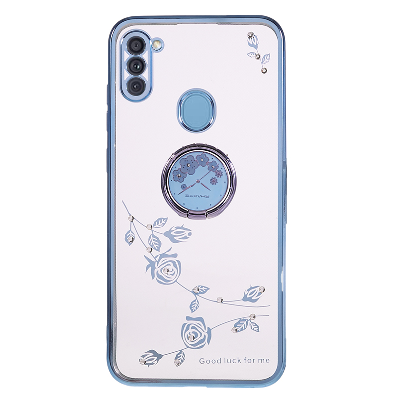 Für Samsung Galaxy A11 (EU -version) Elektroplattiertes Strassblütenabdeckungsring Kickstand Clear TPU -telefonhülle - Blau, Galaxy A11 (EU Version)
Für Samsung Galaxy A11 (EU -version) Elektroplattiertes Strassblütenabdeckungsring Kickstand Clear TPU -telefonhülle - Blau, Galaxy A11 (EU Version)
