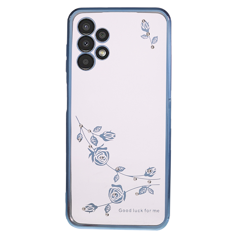 Für Samsung Galaxy A13 4G Weiche TPU Blütenhülle Strasselektroplierende Mobiltelefonschutzabdeckung - Blau, Galaxy A13 4G
Für Samsung Galaxy A13 4G Weiche TPU Blütenhülle Strasselektroplierende Mobiltelefonschutzabdeckung - Blau, Galaxy A13 4G