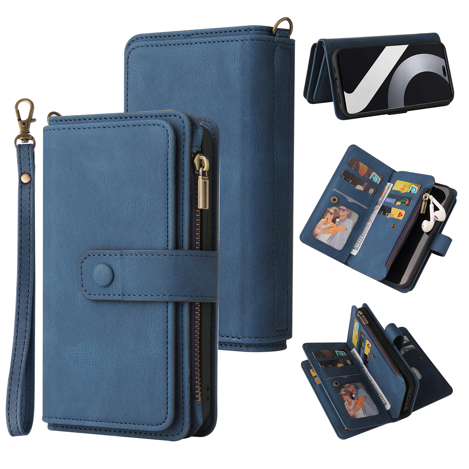 Für Xiaomi 13 Lite / Civi 2 5G Reißverschluss Taschenbrieftasche Koff - Blau, Xiaomi 13 Lite
Für Xiaomi 13 Lite / Civi 2 5G Reißverschluss Taschenbrieftasche Koff - Blau, Xiaomi 13 Lite