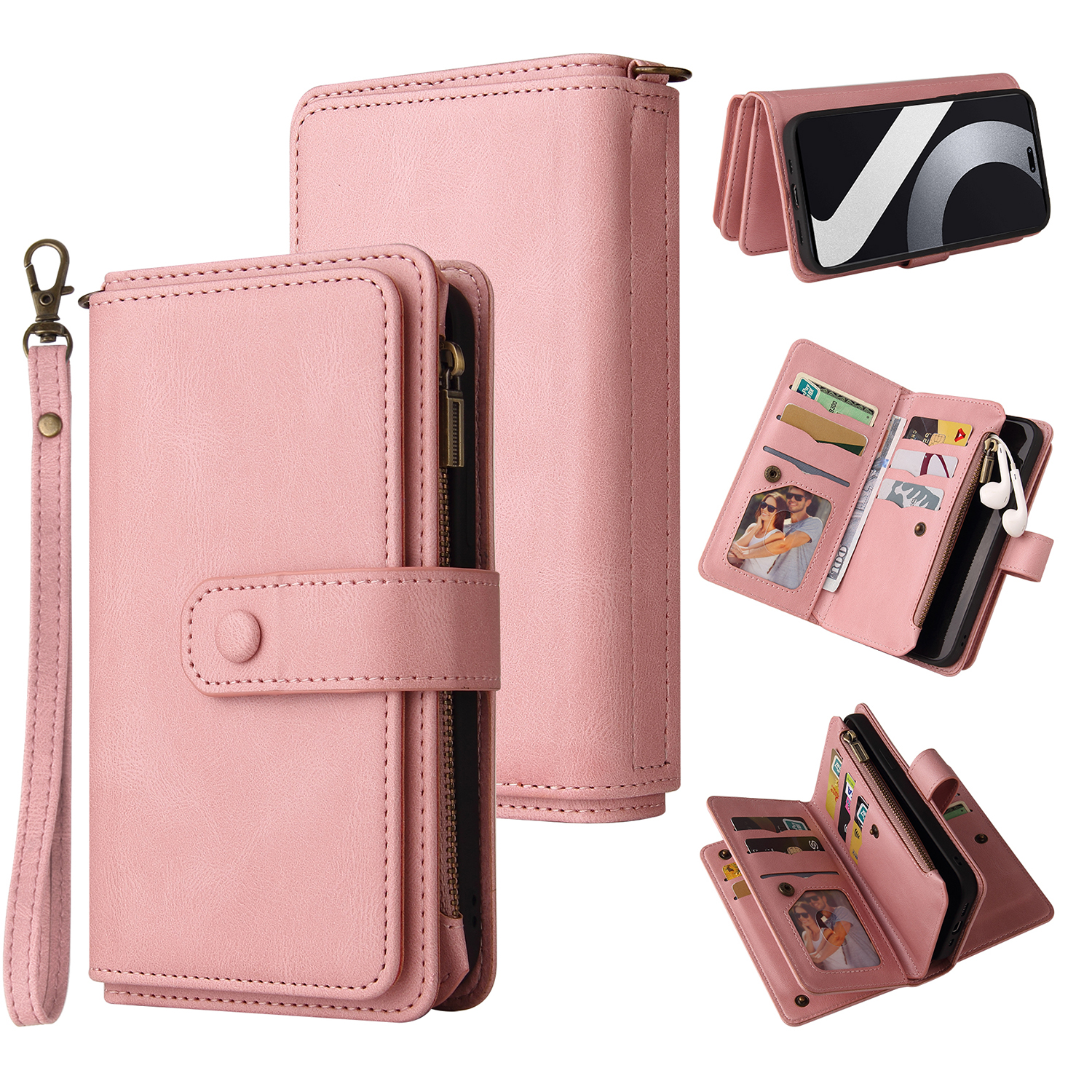 Für Xiaomi 13 Lite / Civi 2 5G Reißverschluss Taschenbrieftasche Koff - Rosa, Xiaomi 13 Lite
Für Xiaomi 13 Lite / Civi 2 5G Reißverschluss Taschenbrieftasche Koff - Rosa, Xiaomi 13 Lite
