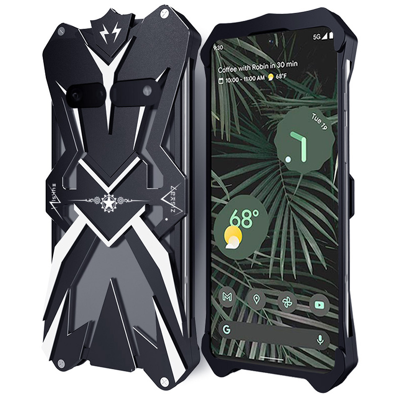Für Google Pixel 6 Pro 5G Heavy Duty Shock Proof Phone Case Aluminiumlegierung Anti-fall-abdeckung - Schwarz, Google Pixel 6 Pro 5G
Für Google Pixel 6 Pro 5G Heavy Duty Shock Proof Phone Case Aluminiumlegierung Anti-fall-abdeckung - Schwarz, Google Pixel 6 Pro 5G
