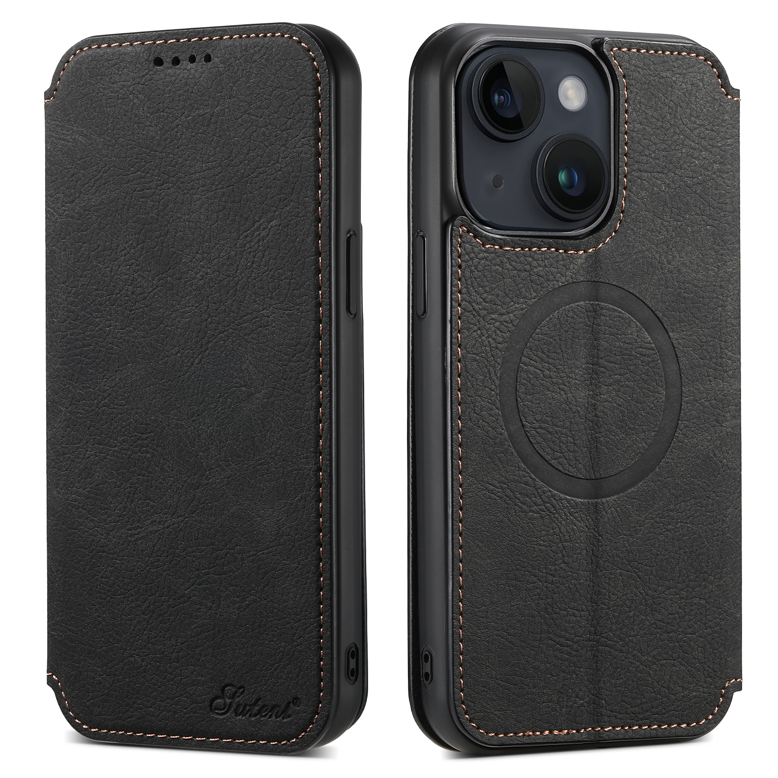 Suteni J06 Für Iphone 14 Magnetische Autoschließungs Brieftaschen-deckungsständer Leder-telefonhülle Kompatibel Mit Magsafe - Schwarz, iPhone 14
Suteni J06 Für Iphone 14 Magnetische Autoschließungs Brieftaschen-deckungsständer Leder-telefonhülle Kompatibel Mit Magsafe - Schwarz, iPhone 14