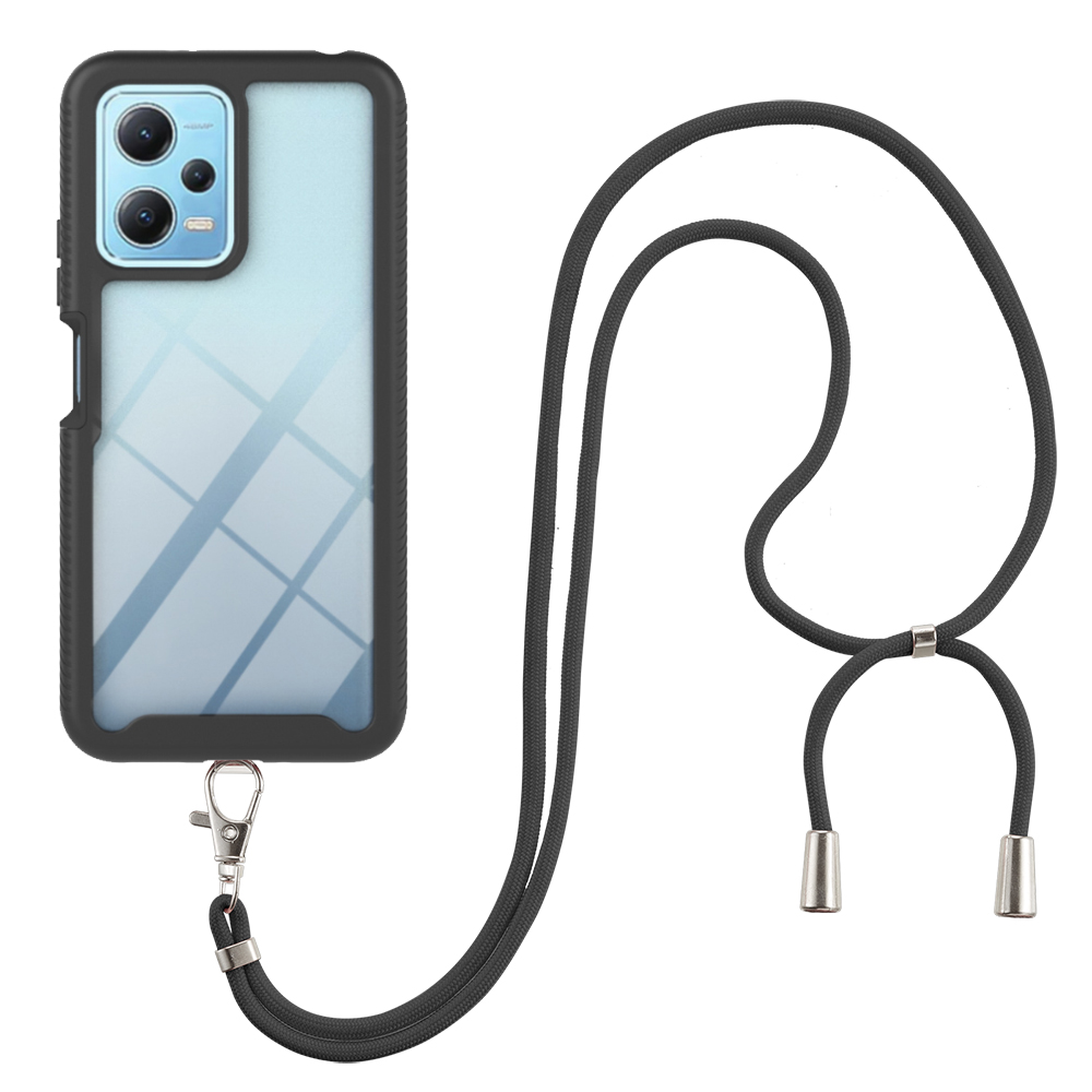 YB PC Series-4 PC + Tpu-telefonfall Für Xiaomi Redmi Note 12 5G (China) /(indien) /(global) / Poco X5 5G Rückenabdeckung Mit Langem Lanyard - Schwarz, Xiaomi Redmi Note 12 5G (China)
YB PC Series-4 PC + Tpu-telefonfall Für Xiaomi Redmi Note 12 5G (China) /(indien) /(global) / Poco X5 5G Rückenabdeckung Mit Langem Lanyard - Schwarz, Xiaomi Redmi Note 12 5G (China)