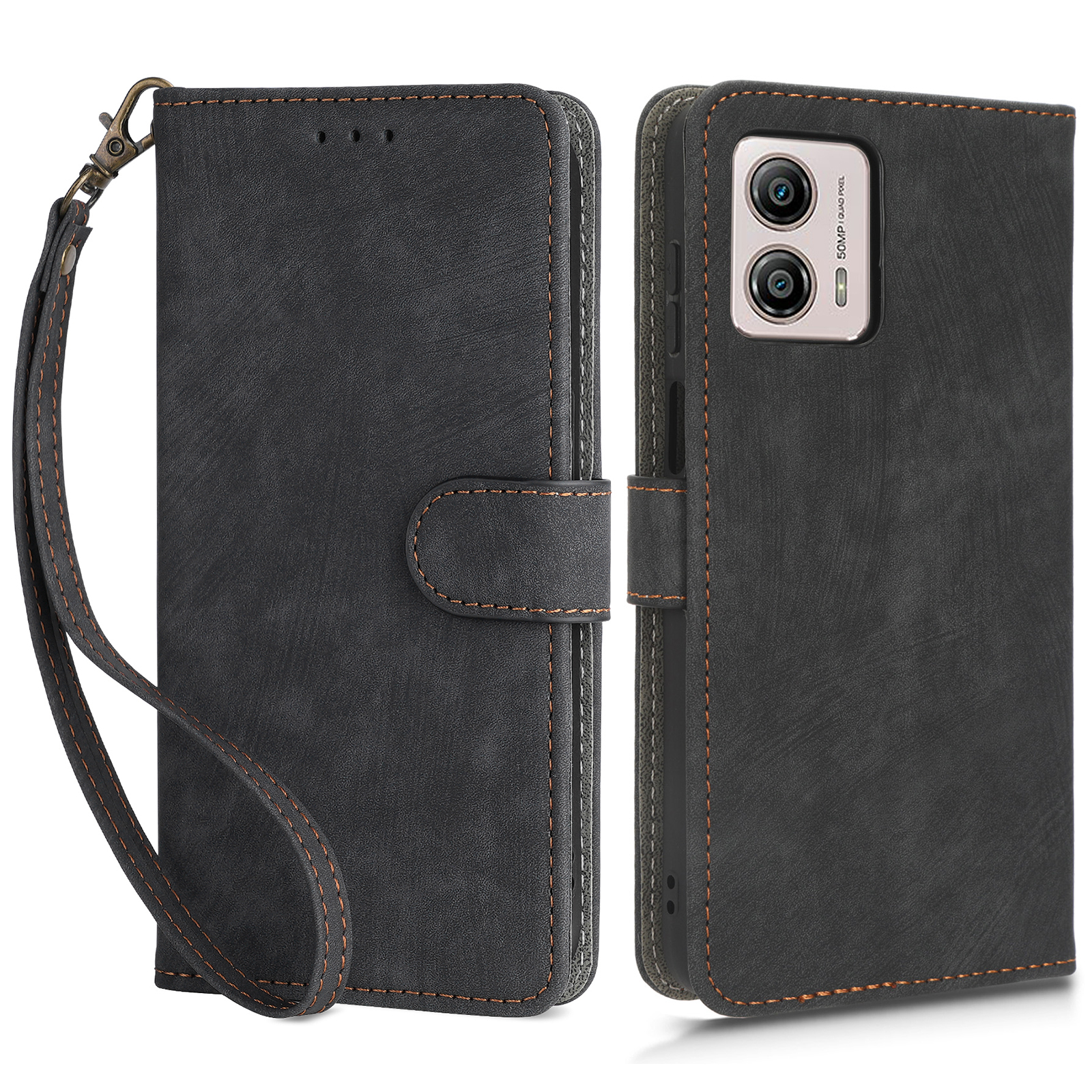 Für Motorola Moto G 5G (2023) PU Leder RFID -blockierungshülle Wallet Stand Telefonabdeckung Mit Riemen - Schwarz, Motorola Moto G 5G (2023)
Für Motorola Moto G 5G (2023) PU Leder RFID -blockierungshülle Wallet Stand Telefonabdeckung Mit Riemen - Schwarz, Motorola Moto G 5G (2023)