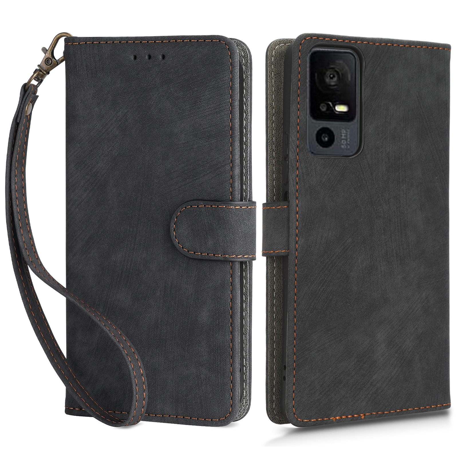 Für TCL 40 XL RFID Blocking Brieftasche PU Leder -handy -hülle Smartphone -abdeckung Mit Riemen - Schwarz, TCL 40 XL
Für TCL 40 XL RFID Blocking Brieftasche PU Leder -handy -hülle Smartphone -abdeckung Mit Riemen - Schwarz, TCL 40 XL