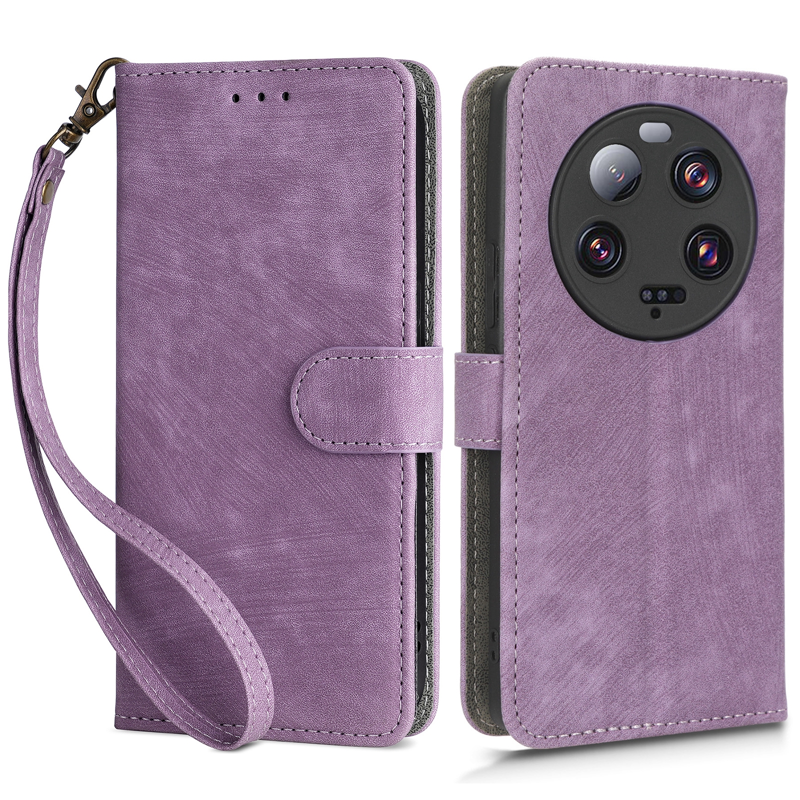 Für Xiaomi 13 Ultra Wallet Stand Phone Deckung RFID Blockierende Leder -telefonhülle Mit Riemen - Lila, Xiaomi 13 Ultra
Für Xiaomi 13 Ultra Wallet Stand Phone Deckung RFID Blockierende Leder -telefonhülle Mit Riemen - Lila, Xiaomi 13 Ultra