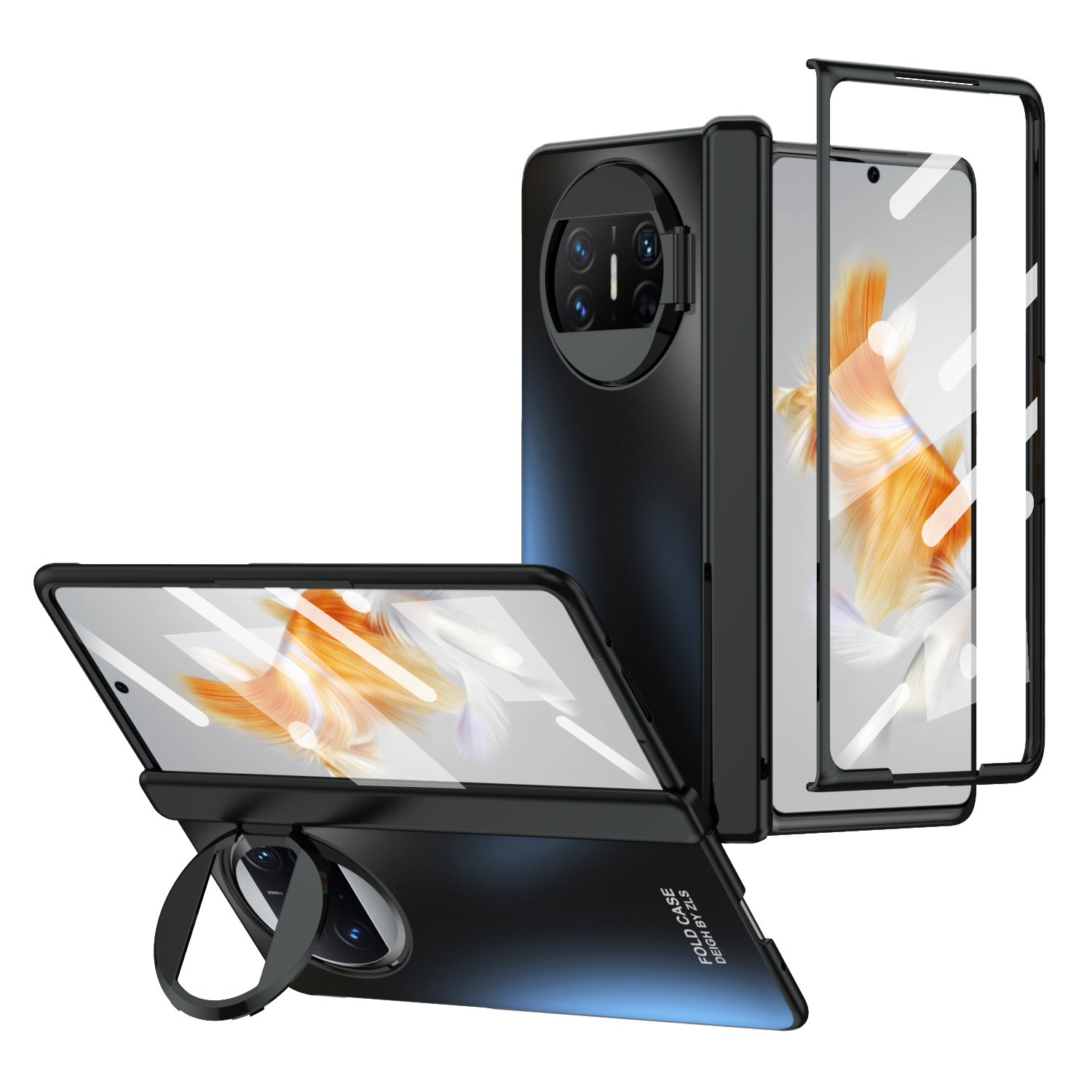 Für Huawei Mate X3 5G Magnetic Phone Deckung Versteckter Kickstand PC -schutzhülle Mit Glasimmobilienschutz - Schwarz, Huawei Mate X3 5G
Für Huawei Mate X3 5G Magnetic Phone Deckung Versteckter Kickstand PC -schutzhülle Mit Glasimmobilienschutz - Schwarz, Huawei Mate X3 5G