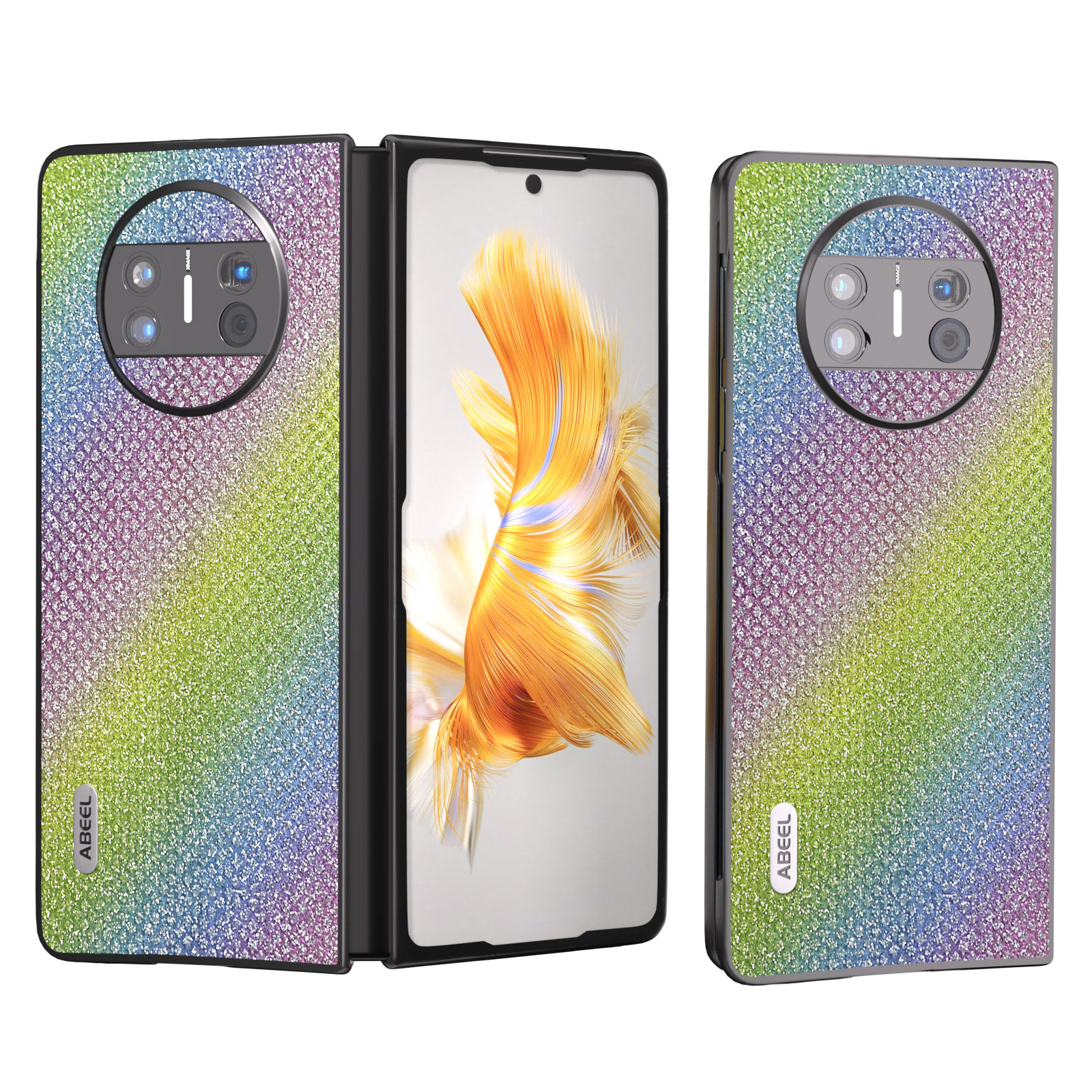 Abeel Für Huawei Mate X3 5G Cowdhide Leder + PC Phone Hülle Strassstruktur Rückzugsabdeckung - Mehrfarbig, Huawei Mate X3 5G
Abeel Für Huawei Mate X3 5G Cowdhide Leder + PC Phone Hülle Strassstruktur Rückzugsabdeckung - Mehrfarbig, Huawei Mate X3 5G