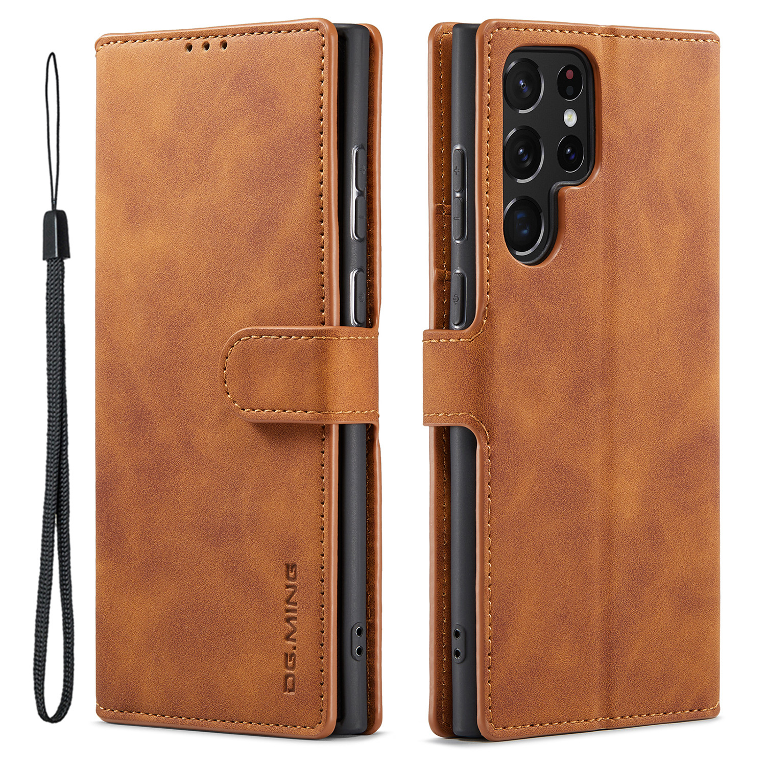 Dg. Ming Für Samsung Galaxy S23 Ultra Retro PU Leder Anti-droge-abdeckungs-flip-ständer Brieftasche Telefonhülle - Braun, Galaxy S23 Ultra
Dg. Ming Für Samsung Galaxy S23 Ultra Retro PU Leder Anti-droge-abdeckungs-flip-ständer Brieftasche Telefonhülle - Braun, Galaxy S23 Ultra