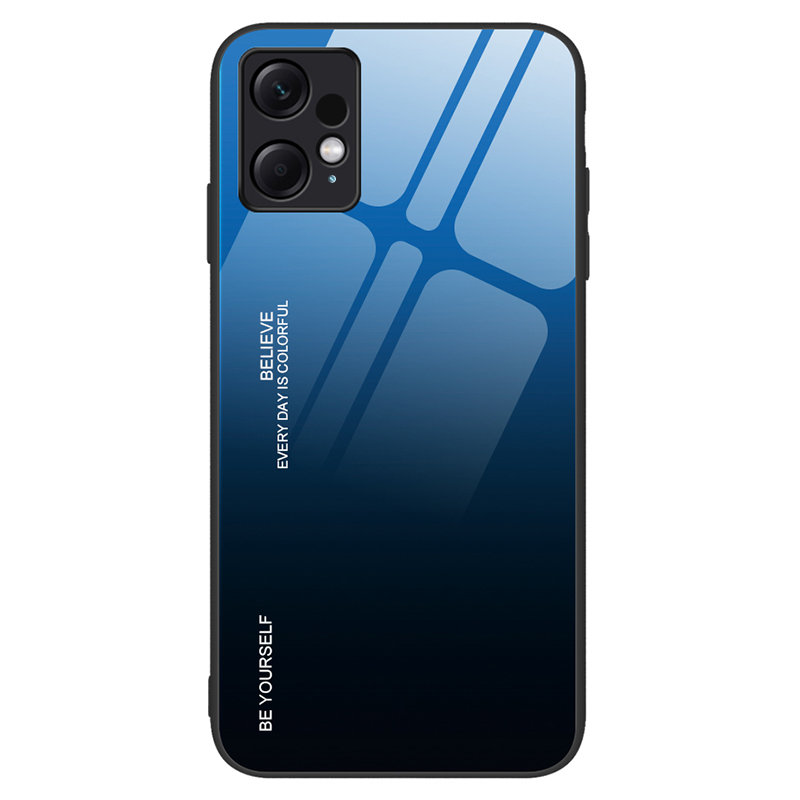 Für Xiaomi Redmi Note 12 4G Gradientenfarbe Phone Zurückgeschmpftes Glas + PC + TPU Schockdes Schutzschutzabdeckung - Blau+schwarz, Xiaomi Redmi Note 12 4G
Für Xiaomi Redmi Note 12 4G Gradientenfarbe Phone Zurückgeschmpftes Glas + PC + TPU Schockdes Schutzschutzabdeckung - Blau+schwarz, Xiaomi Redmi Note 12 4G