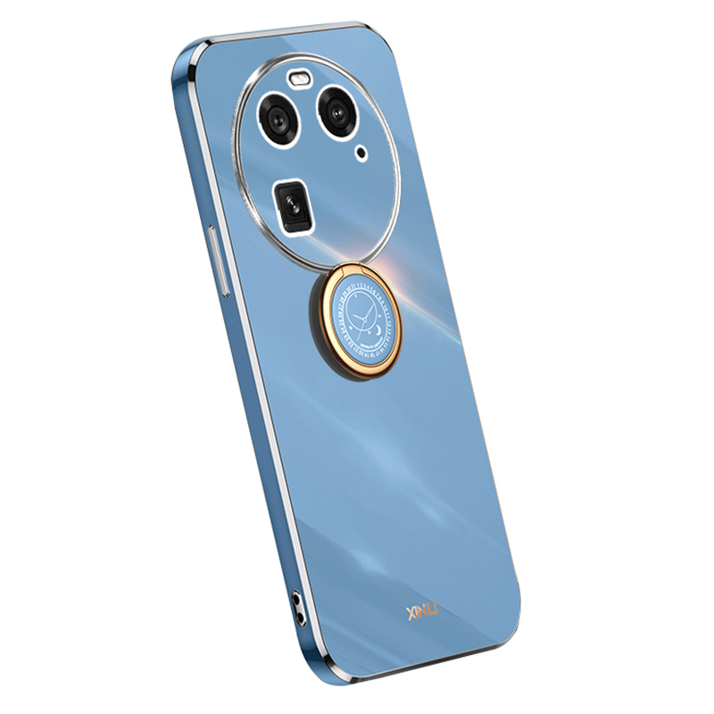 Xinli Für Oppo Finden Sie X6 Soft TPU Anti-kratzer-abdeckung Elektroplierendes Telefongehäuse Mit Ring-kickstand - Blau, Oppo Find X6
Xinli Für Oppo Finden Sie X6 Soft TPU Anti-kratzer-abdeckung Elektroplierendes Telefongehäuse Mit Ring-kickstand - Blau, Oppo Find X6
