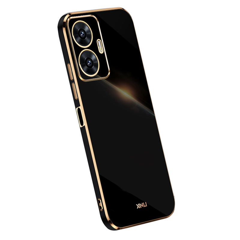 Xinli Für Realme C55 Elektroplierende Tpu-telefonhülle Anti-kratzer-telefonabdeckung - Schwarz, Realme C55
Xinli Für Realme C55 Elektroplierende Tpu-telefonhülle Anti-kratzer-telefonabdeckung - Schwarz, Realme C55