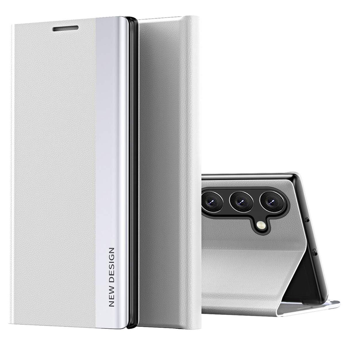 Für Samsung Galaxy M14 5G PU Leder Elektroplatten Telefonabdeckung Faltbarer Standhülle - Weiss, Galaxy M14 5G
Für Samsung Galaxy M14 5G PU Leder Elektroplatten Telefonabdeckung Faltbarer Standhülle - Weiss, Galaxy M14 5G
