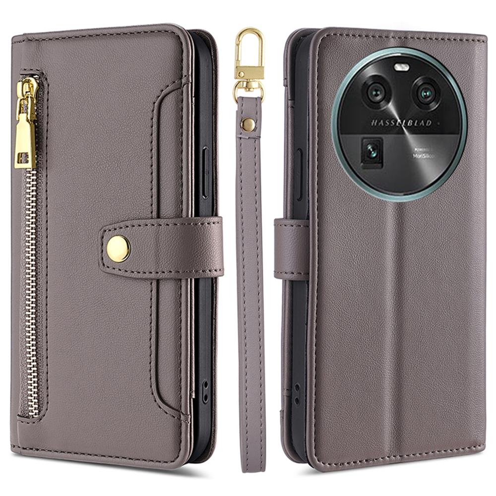 Standkoffer Für Oppo Finden Sie X6 Drop-sof-reißverschluss-taschen-leder-brieftaschen-telefonabdeckung Mit 2 Gurten - Grau, Oppo Find X6
Standkoffer Für Oppo Finden Sie X6 Drop-sof-reißverschluss-taschen-leder-brieftaschen-telefonabdeckung Mit 2 Gurten - Grau, Oppo Find X6