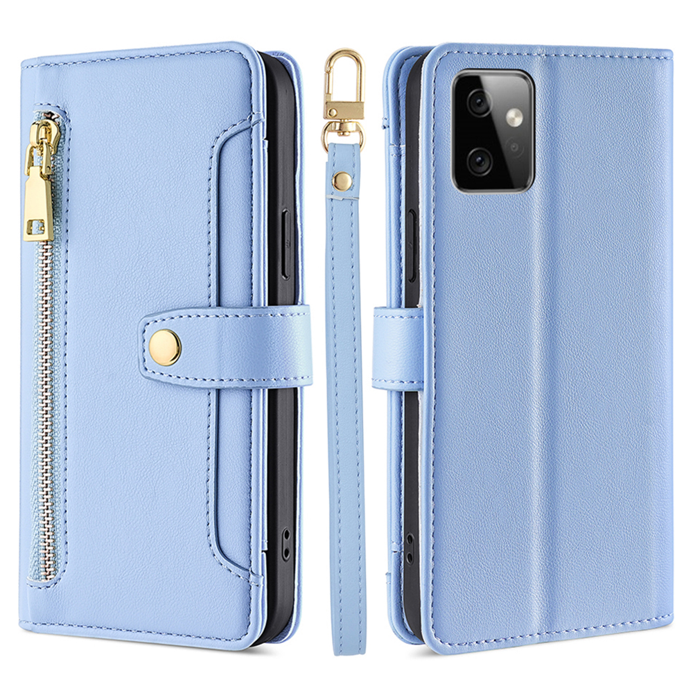 Für Motorola Moto G Power 5G Reißverschluss Pocket Phone Stand Hülle Leder Brieftasche Mit 2 Trägern - Blau, Motorola Moto G Power 5G
Für Motorola Moto G Power 5G Reißverschluss Pocket Phone Stand Hülle Leder Brieftasche Mit 2 Trägern - Blau, Motorola Moto G Power 5G