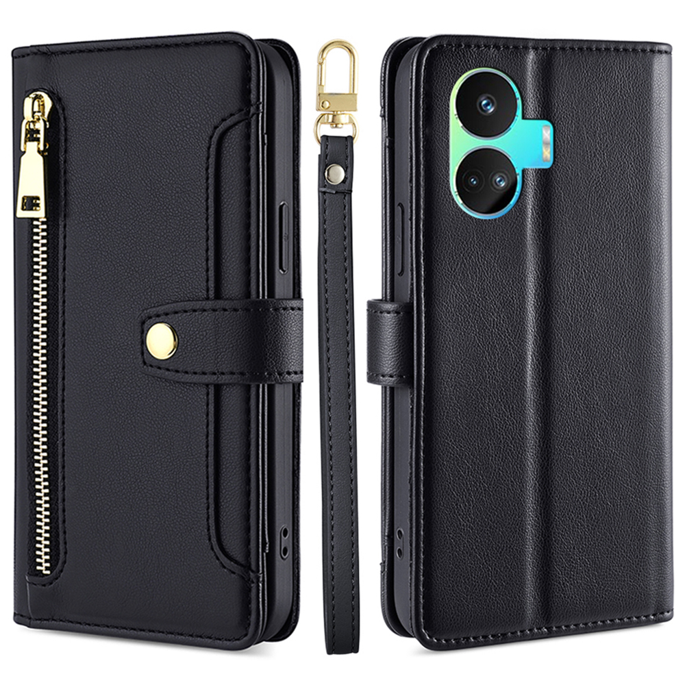 Reißverschluss Brieftaschenhülle Für Realme GT Neo5 SE 5G Anti-drogen-pu-leder-flip-abdeckung Mit 2 Trägern - Schwarz, Realme GT Neo5 SE 5G
Reißverschluss Brieftaschenhülle Für Realme GT Neo5 SE 5G Anti-drogen-pu-leder-flip-abdeckung Mit 2 Trägern - Schwarz, Realme GT Neo5 SE 5G