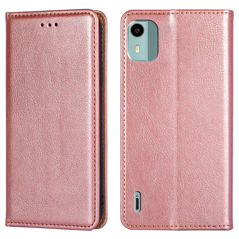 Für Nokia C12 4G / C12 Pro / C12 Plus Magnetschließende Leder -brieftaschenhülle Feste Farbständer Abdeckung - Roségold, Nokia C12 4G
Für Nokia C12 4G / C12 Pro / C12 Plus Magnetschließende Leder -brieftaschenhülle Feste Farbständer Abdeckung - Roségold, Nokia C12 4G